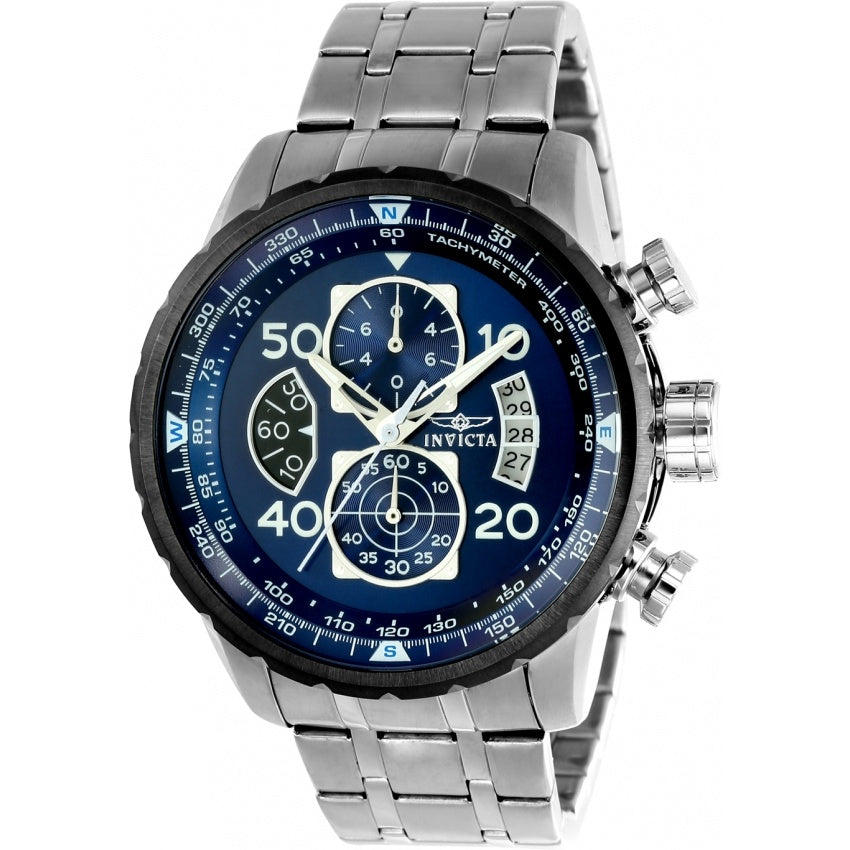 Invicta Aviator Quartz Blue Dial Men's Watch 22970