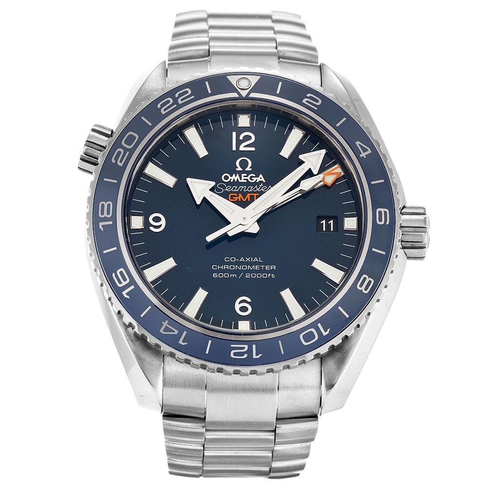 Omega Seamaster Planet Ocean Calibre 8605 Automatic GMT Chronometer Automatic Blue Dial Men's Watch 232.90.44.22.03.001