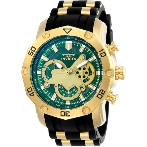 Invicta Pro Diver Quartz Scuba Green Dial Men's Watch 23425