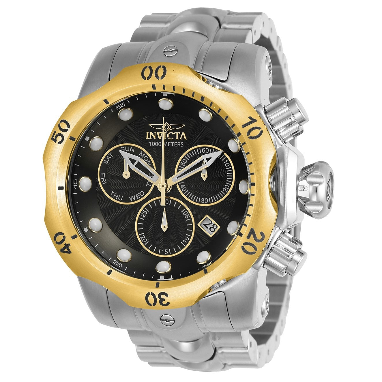 Invicta Venom Quartz Venom Black Dial Men's Watch 23889