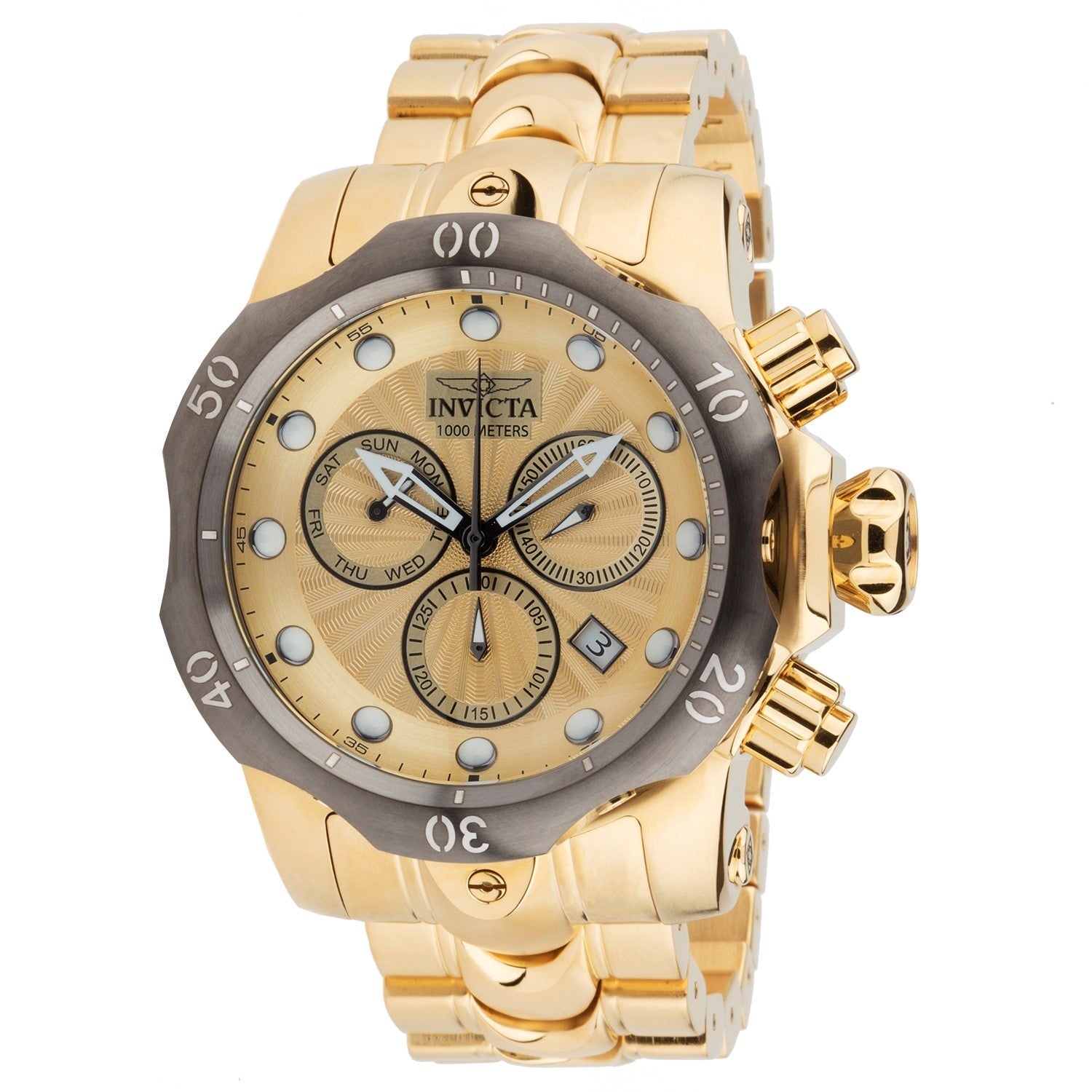 Invicta Venom Quartz Gold-Tone Dial Men's Watch 23894