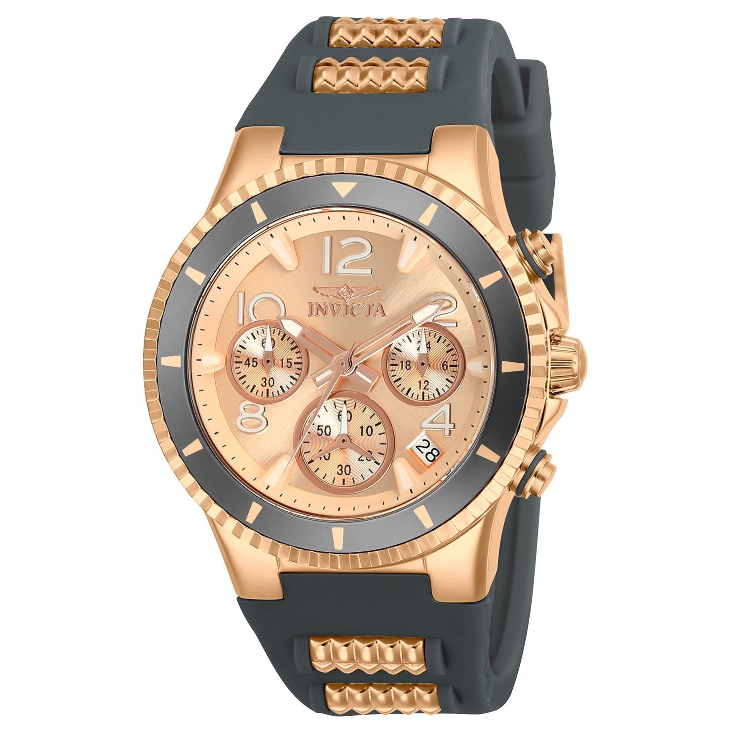 Invicta Blu Quartz Rose-Tone Dial Women's Watch 24189