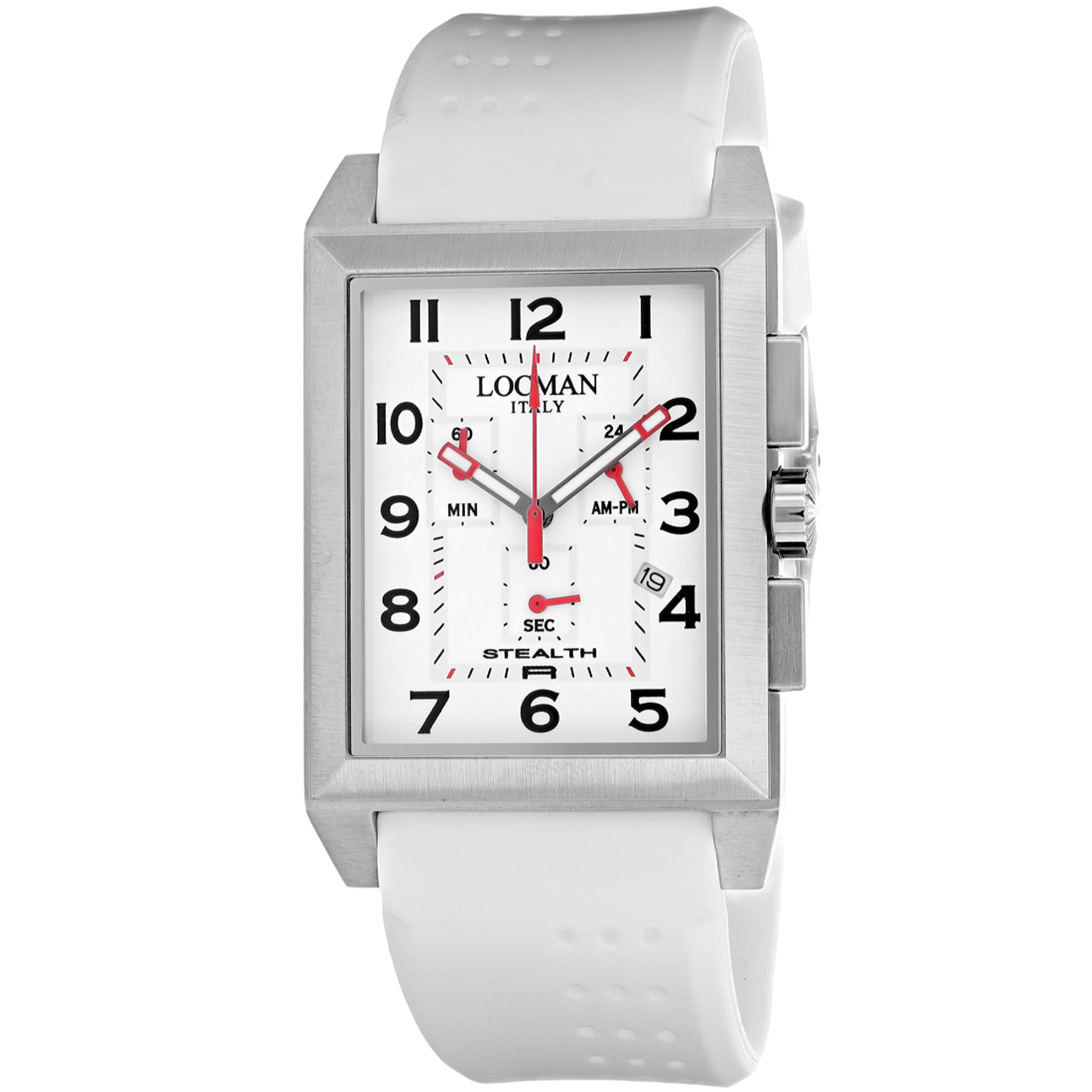 Locman  Quartz Classic White Dial Men's Watch 242WH2BK-WH