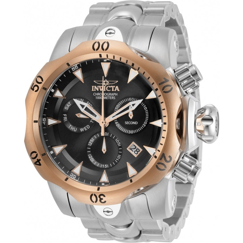 Invicta Venom Quartz Venom Black Dial Men's Watch 29646