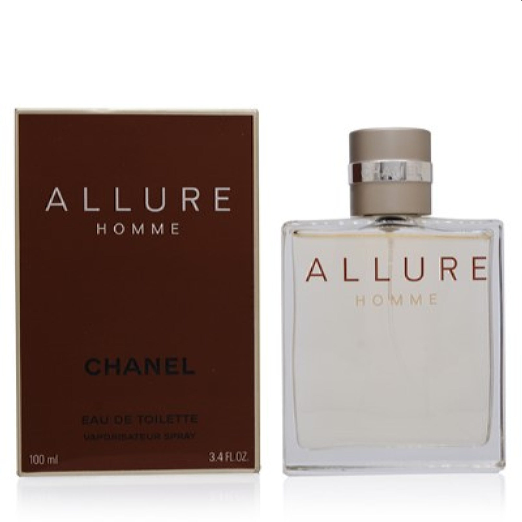 Chanel Men's Allure Homme Chanel Edt Spray 3.4 Oz (100 Ml)  3145891214604