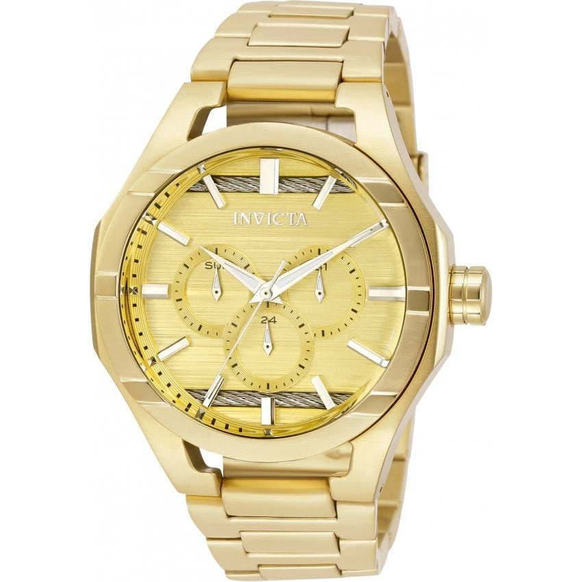 Invicta Bolt Quartz Gold-Tone Dial Men's Watch 31829