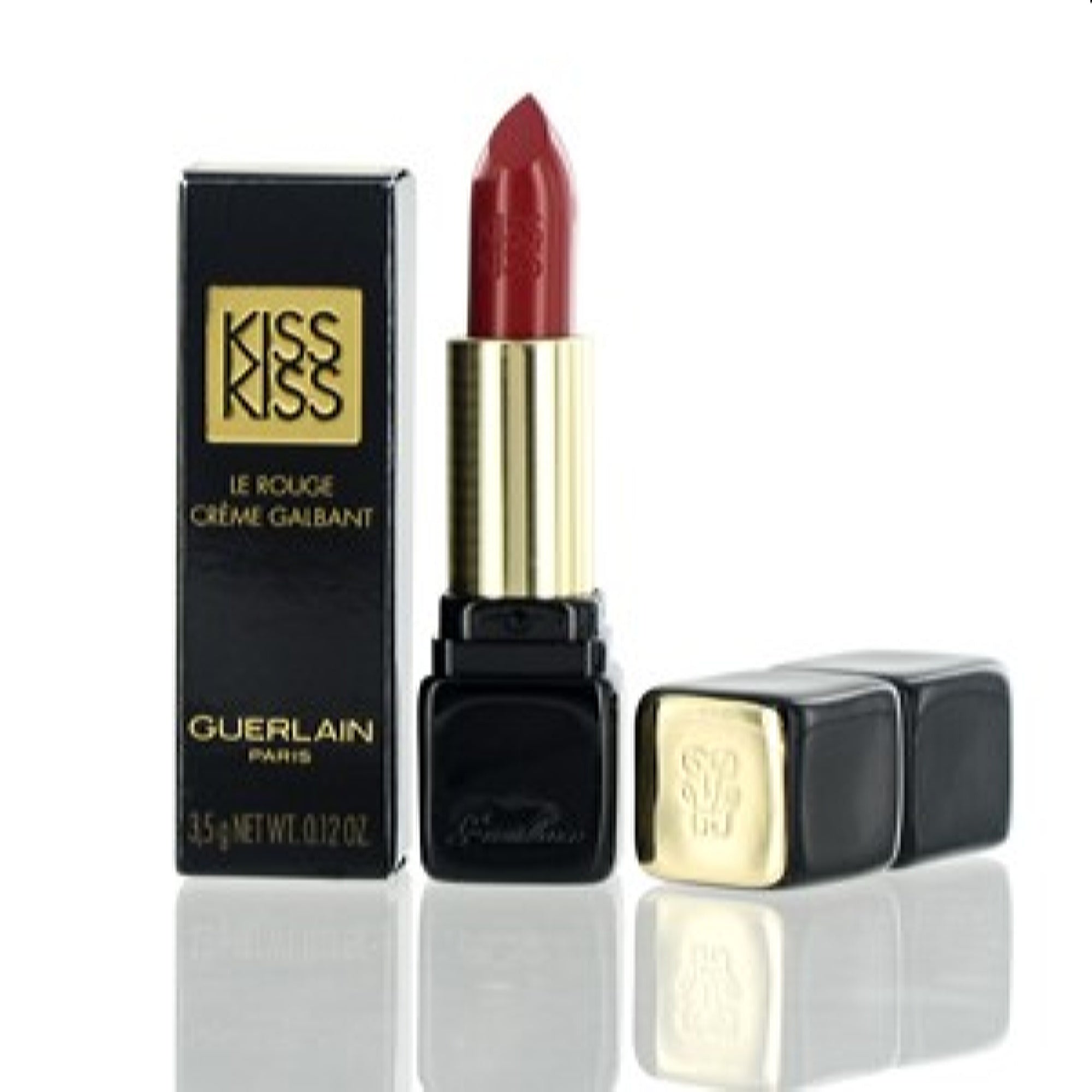 Guerlain  Guerlain Kiss Kiss Red Passion Lipstick 0.12 Oz (3.5 Ml) 3346470417182