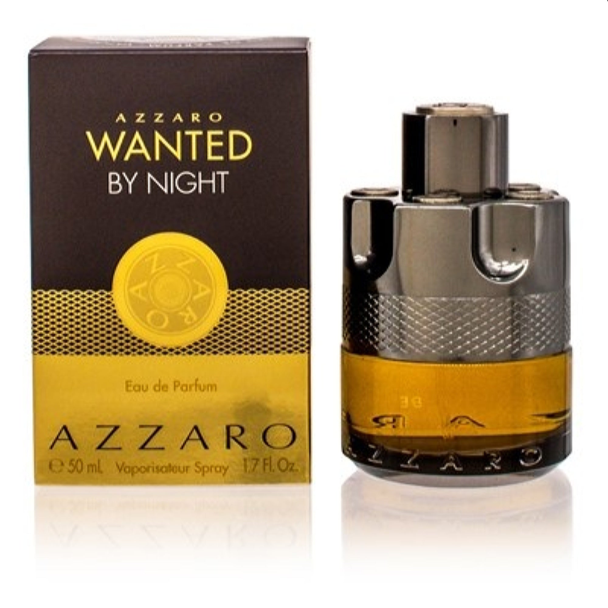 Azzaro Men's Wanted By Night Azzaro Edp Spray 1.7 Oz (50 Ml)  3351500009831