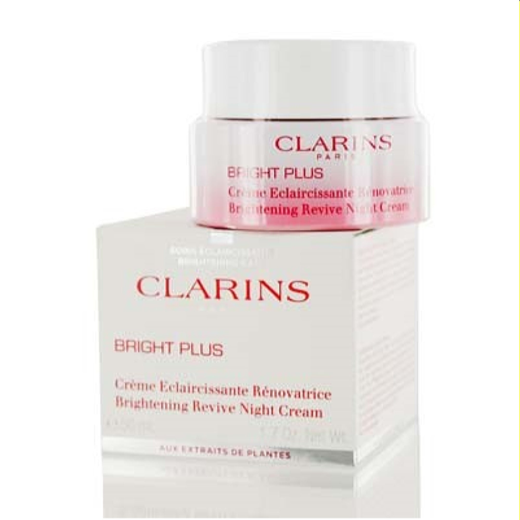 Clarins  Clarins Bright Plus Brightening Revive Night Cream 1.7 Oz (50 Ml) 3380810106466