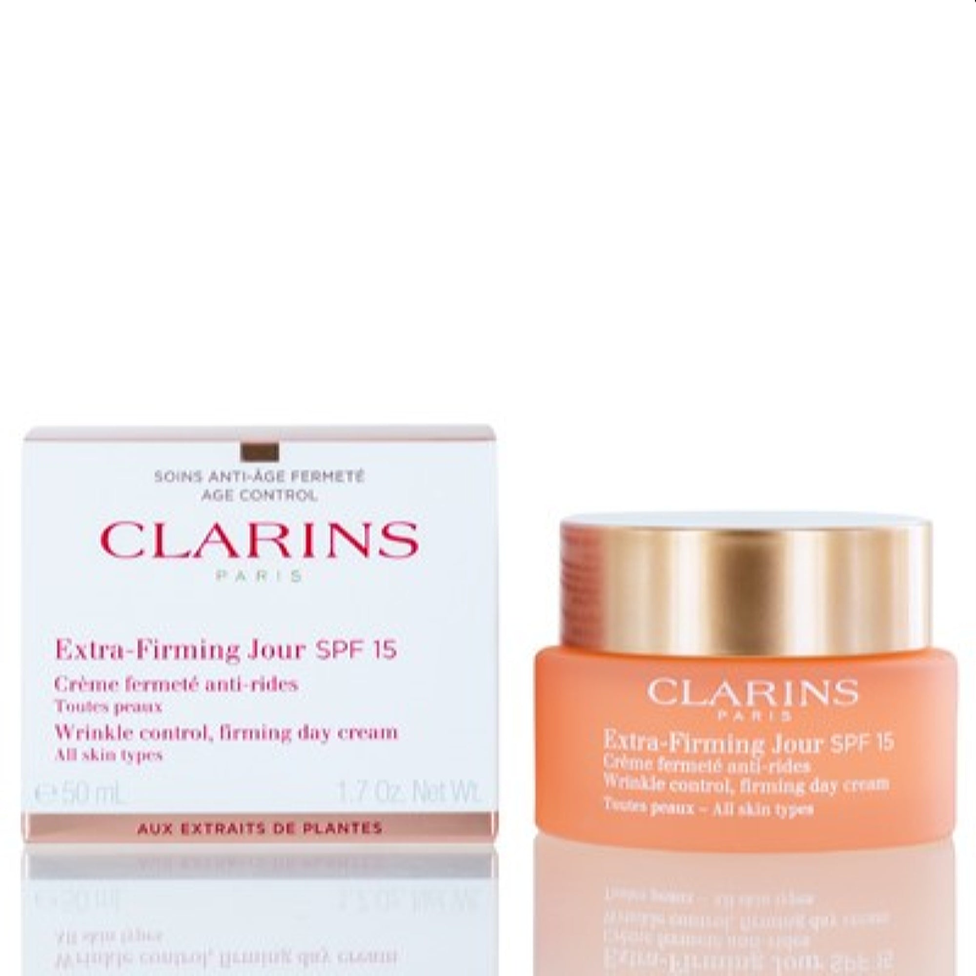 Clarins  Clarins Extra-Firming Wrinkle Control Cream 1.7 Oz (50 Ml) 3380810194807