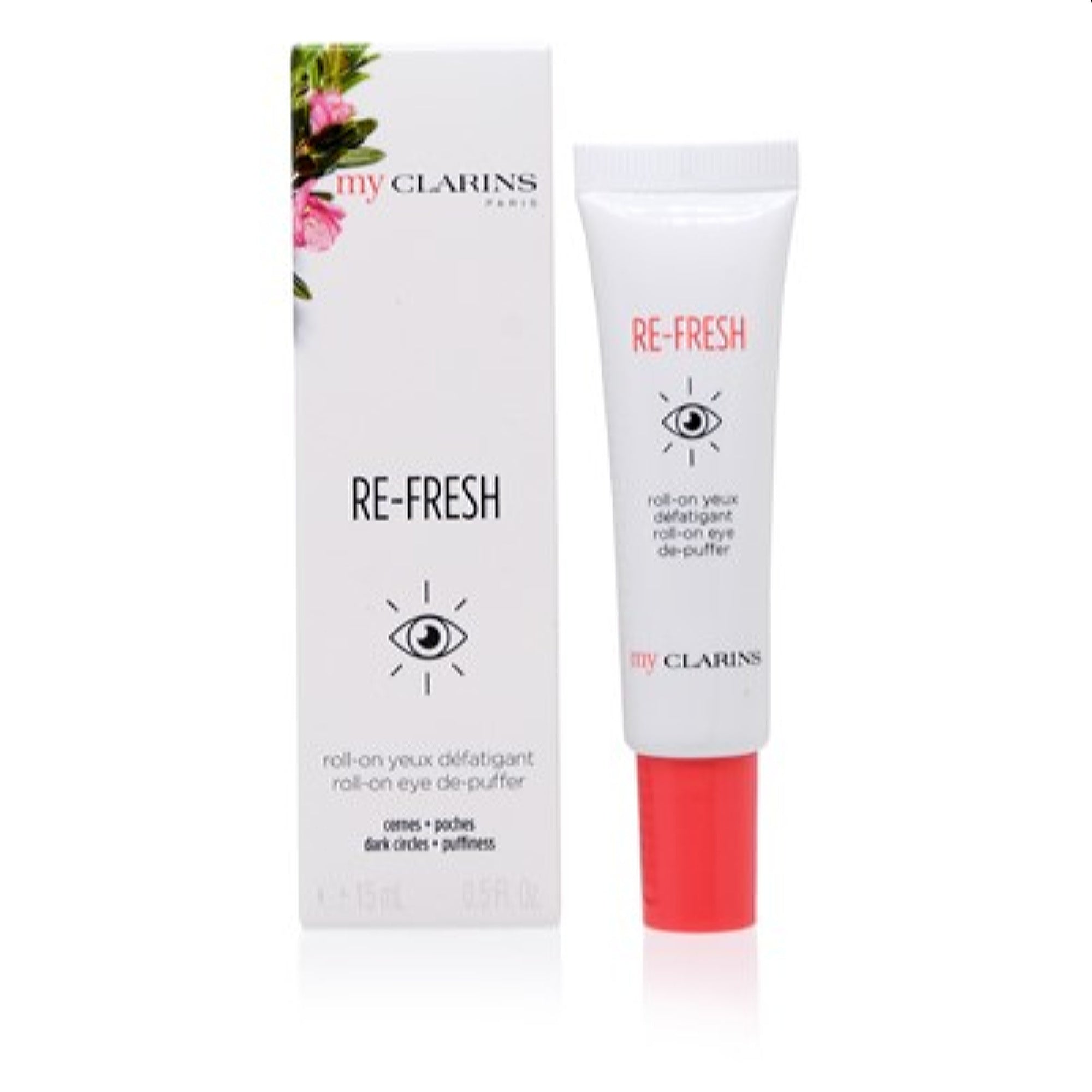 Clarins  Clarins My Clarins Re-Fresh Roll-On Eye De-Puffer 0.5 Oz 3380810435320