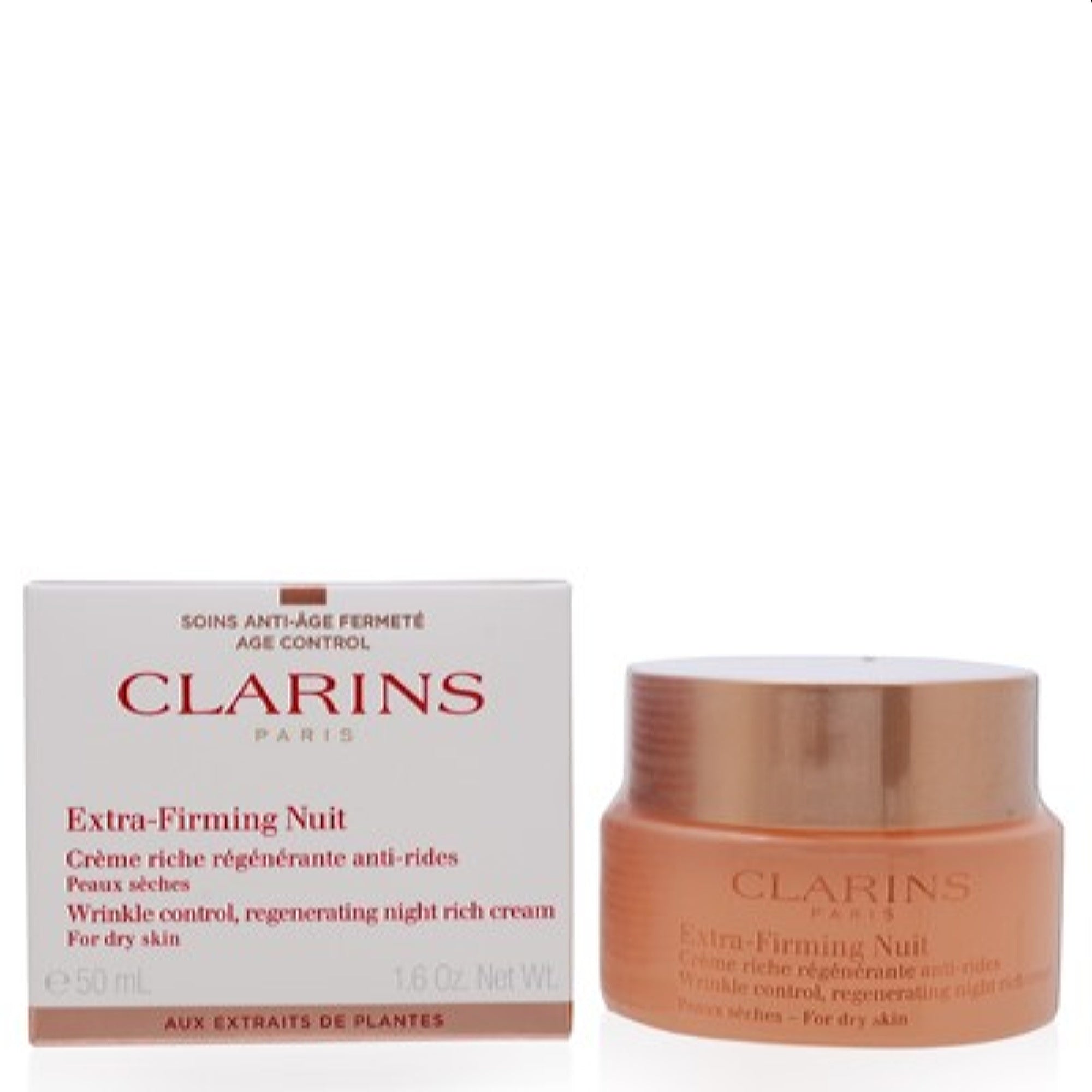 Clarins  Clarins Extra-Firming Night Cream For Dry Skin 1.7 Oz 3380810442120