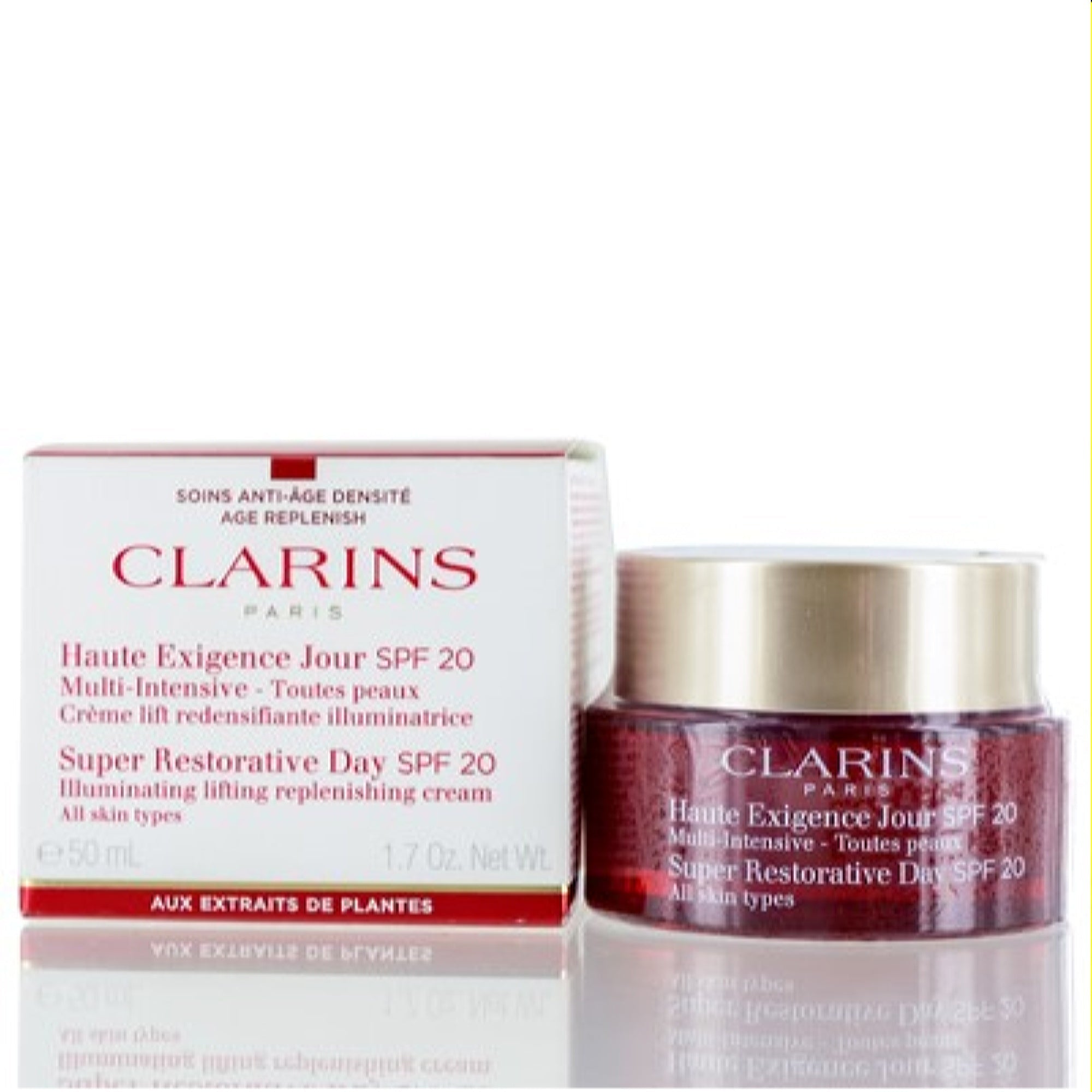 Clarins  Clarins Super Restorative Day Cream Spf 20 1.7 Oz 3380811096100