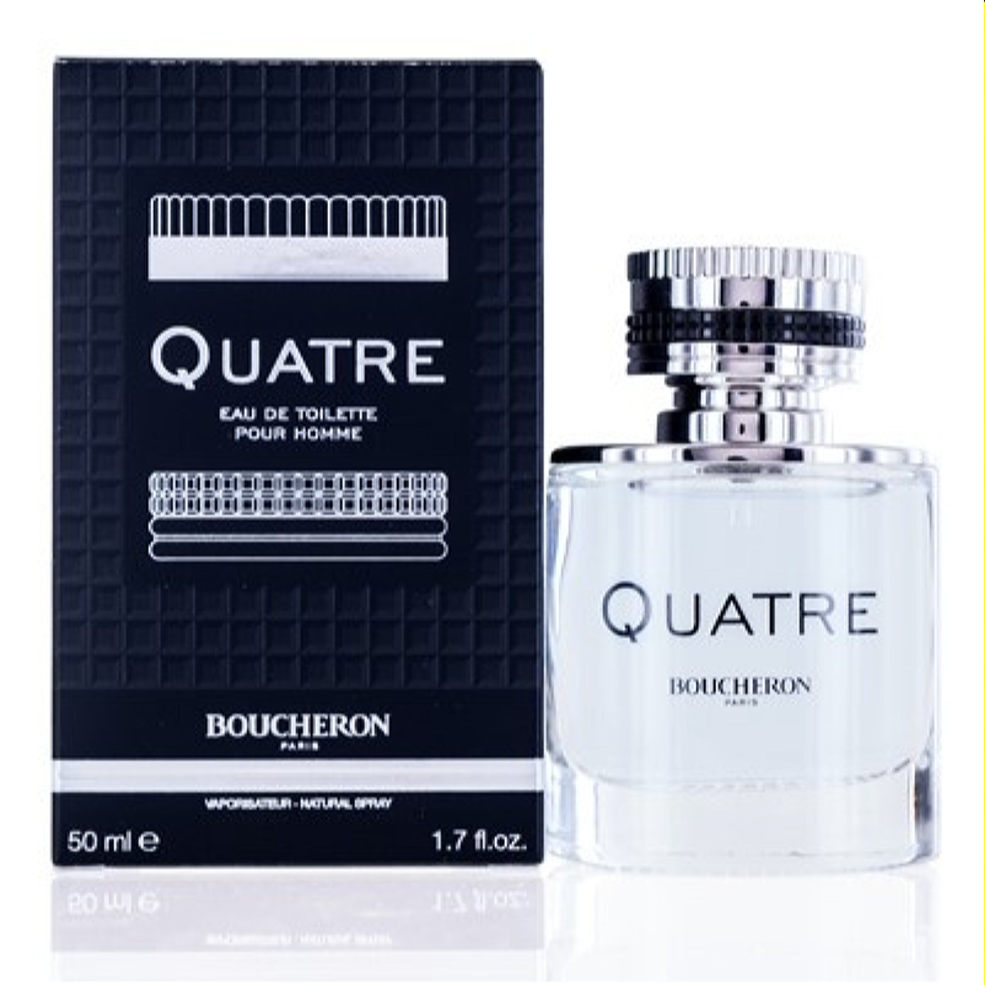 Boucheron Men's Quatre Pour Homme  Boucheron Edt Spray 1.7 Oz (50 Ml)  3386460066143
