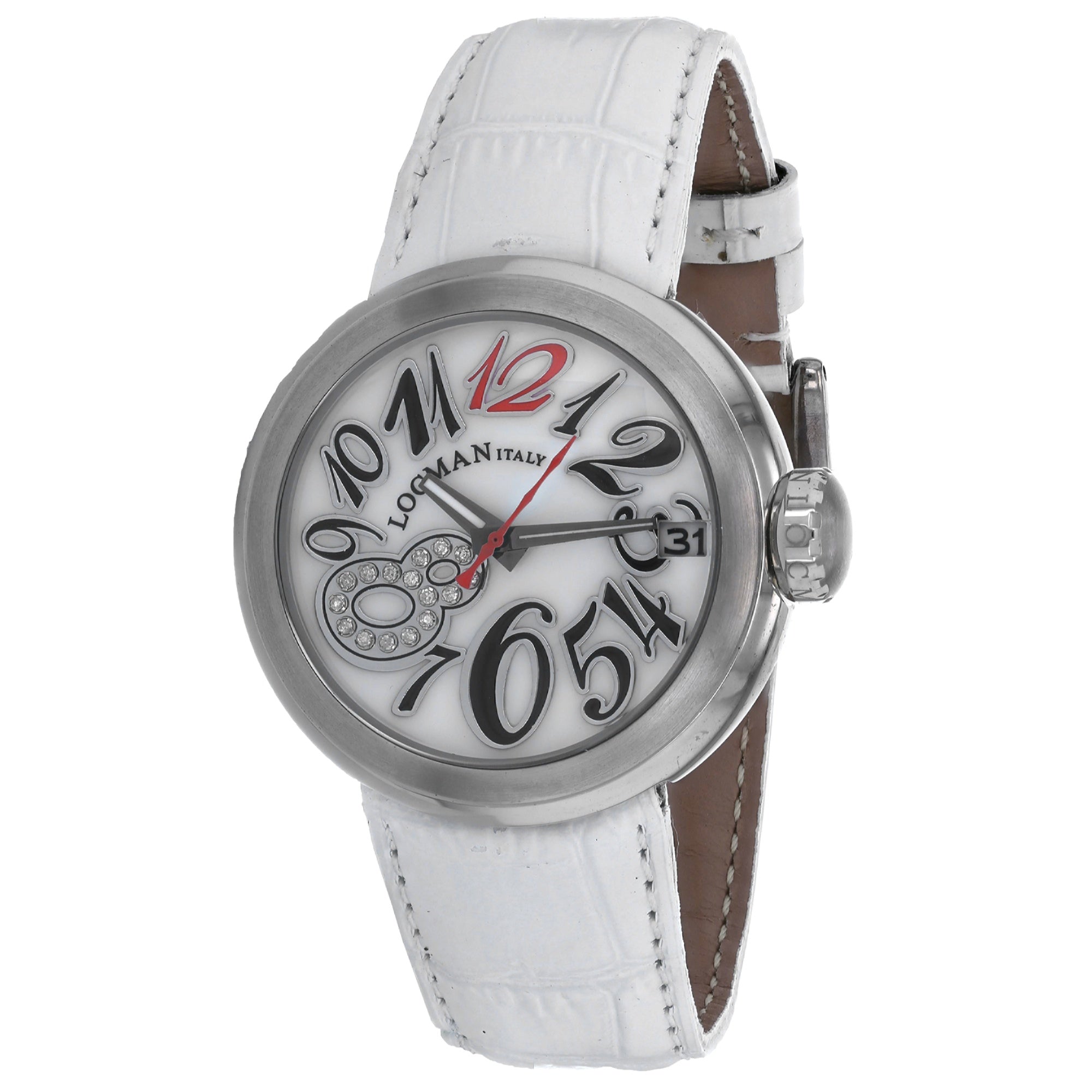 Locman  Quartz Classic White Dial Women's Watch 340CMOPBKDNWH