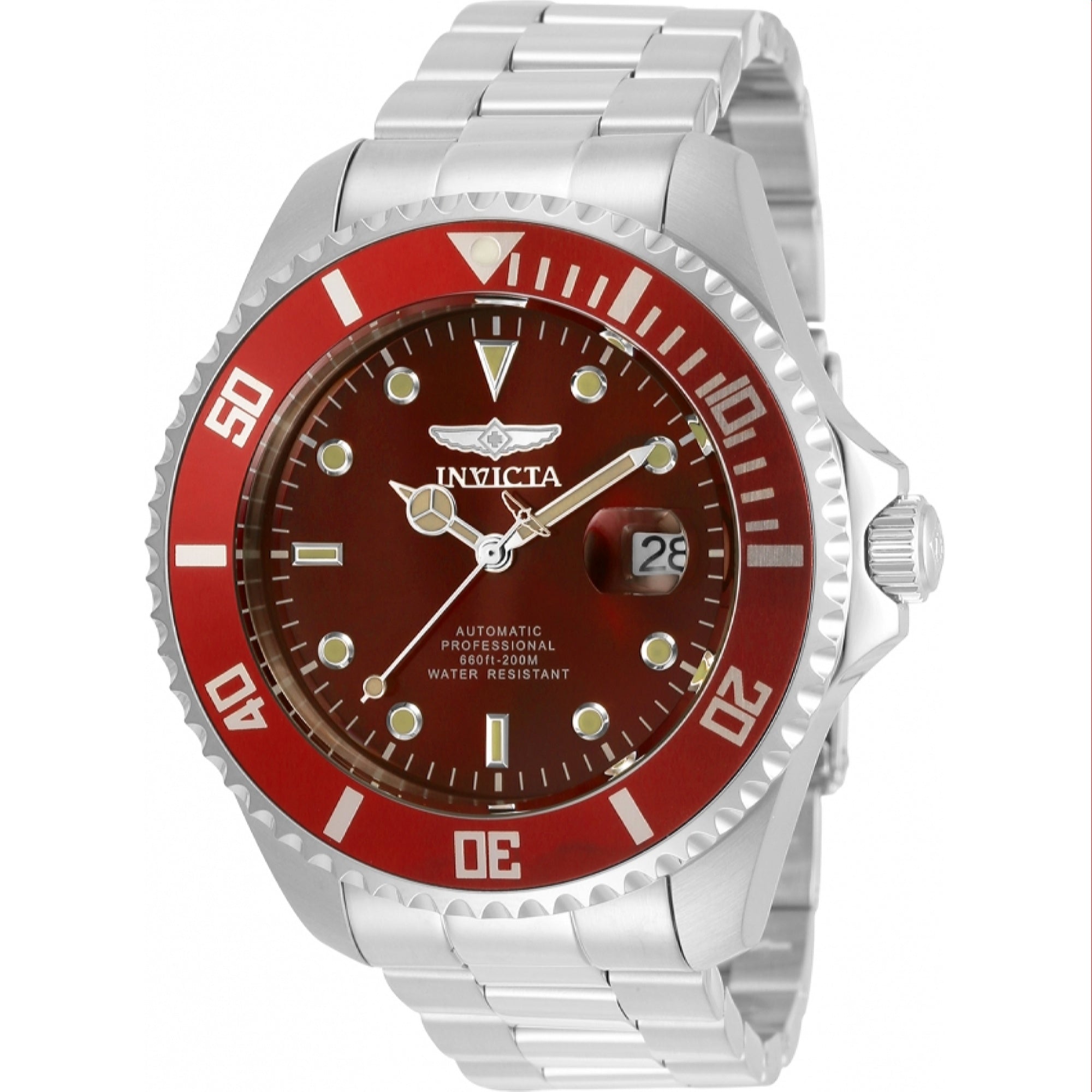 Invicta Pro Diver Automatic Automatic Red Dial Men's Watch 35722