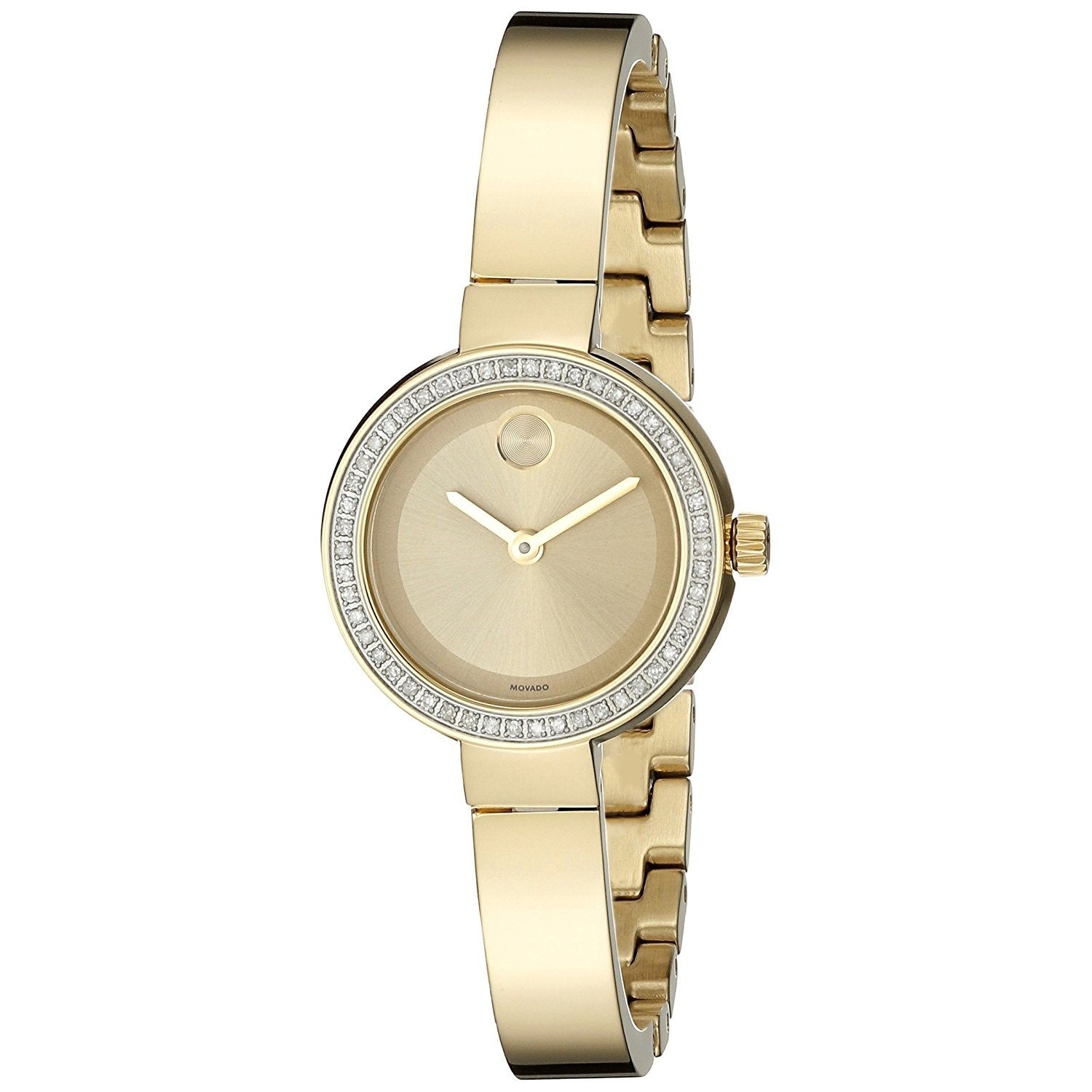 Movado Bold Quartz Diamond Gold-Tone Dial Women's Watch 3600322