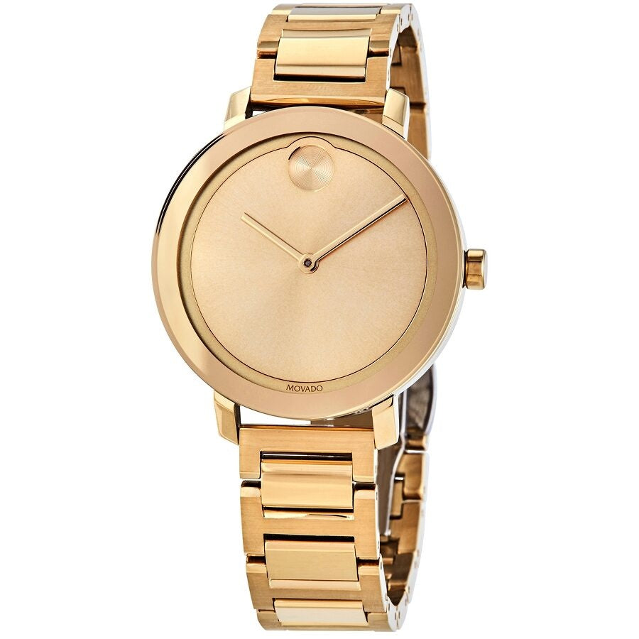 Movado Bold Evolution Quartz Gold  Dial Women's Watch 3600648