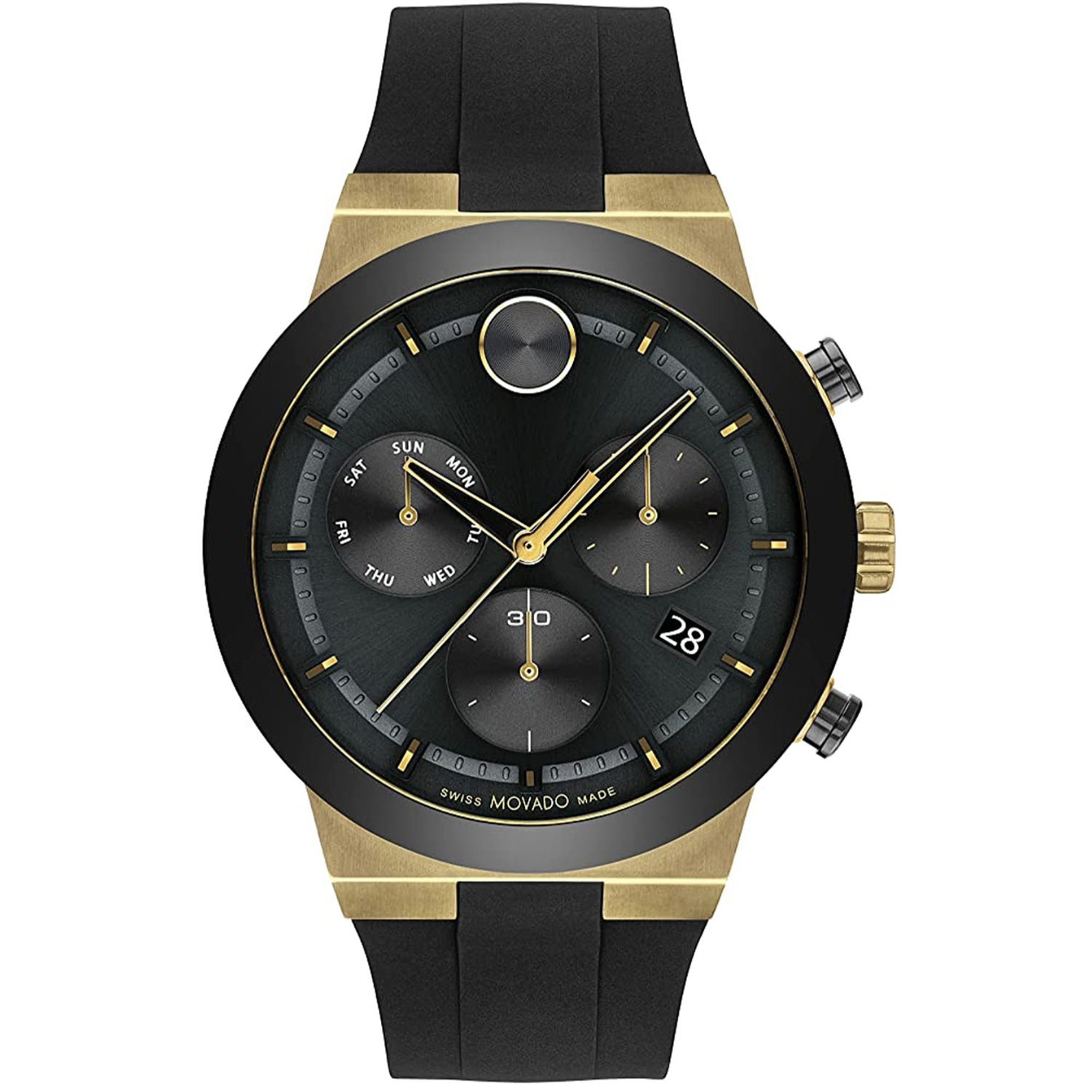Movado  Quartz Bold Fusion Black Dial Men's Watch 3600855