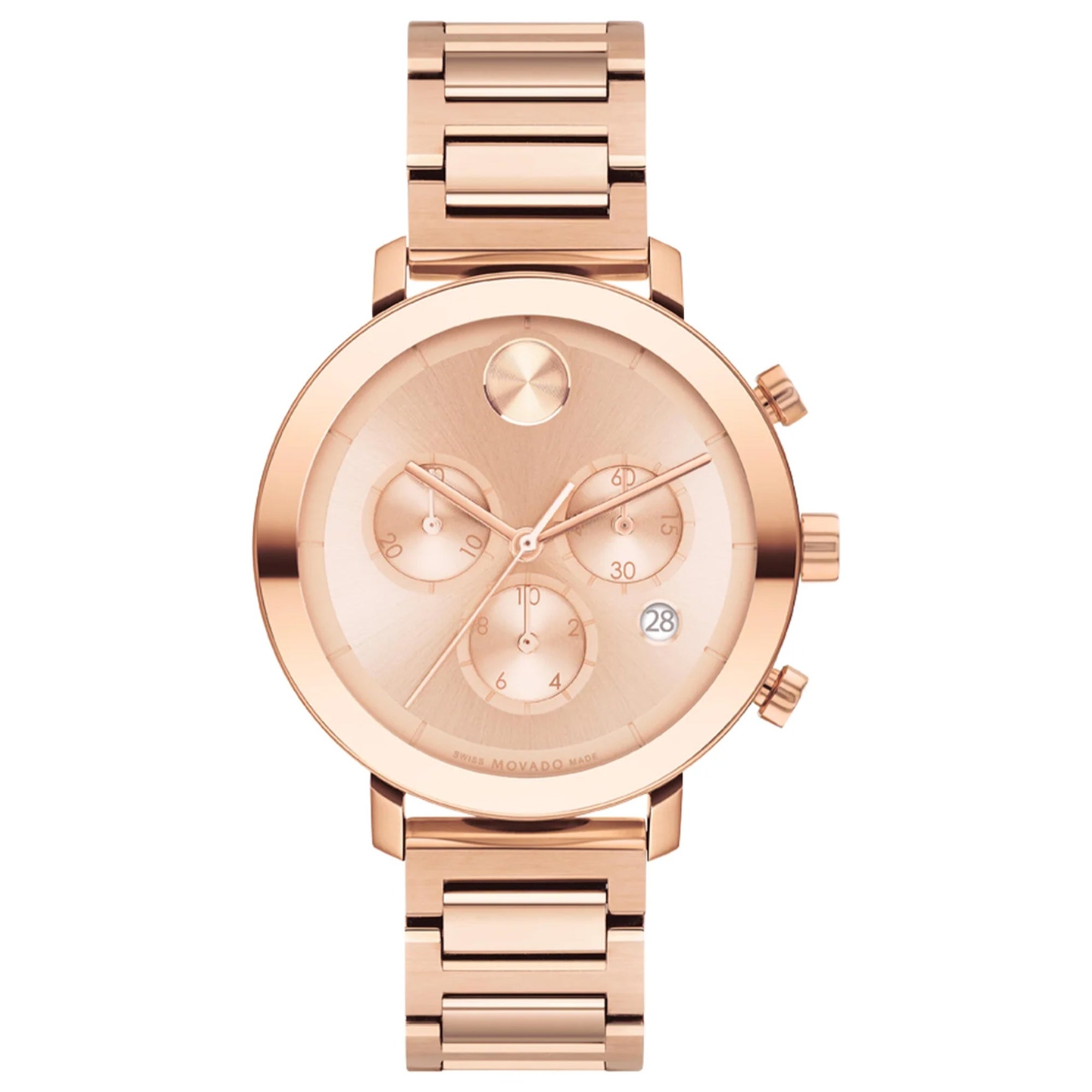 Movado  Quartz Bold Rose Gold Dial Women's Watch 3600886