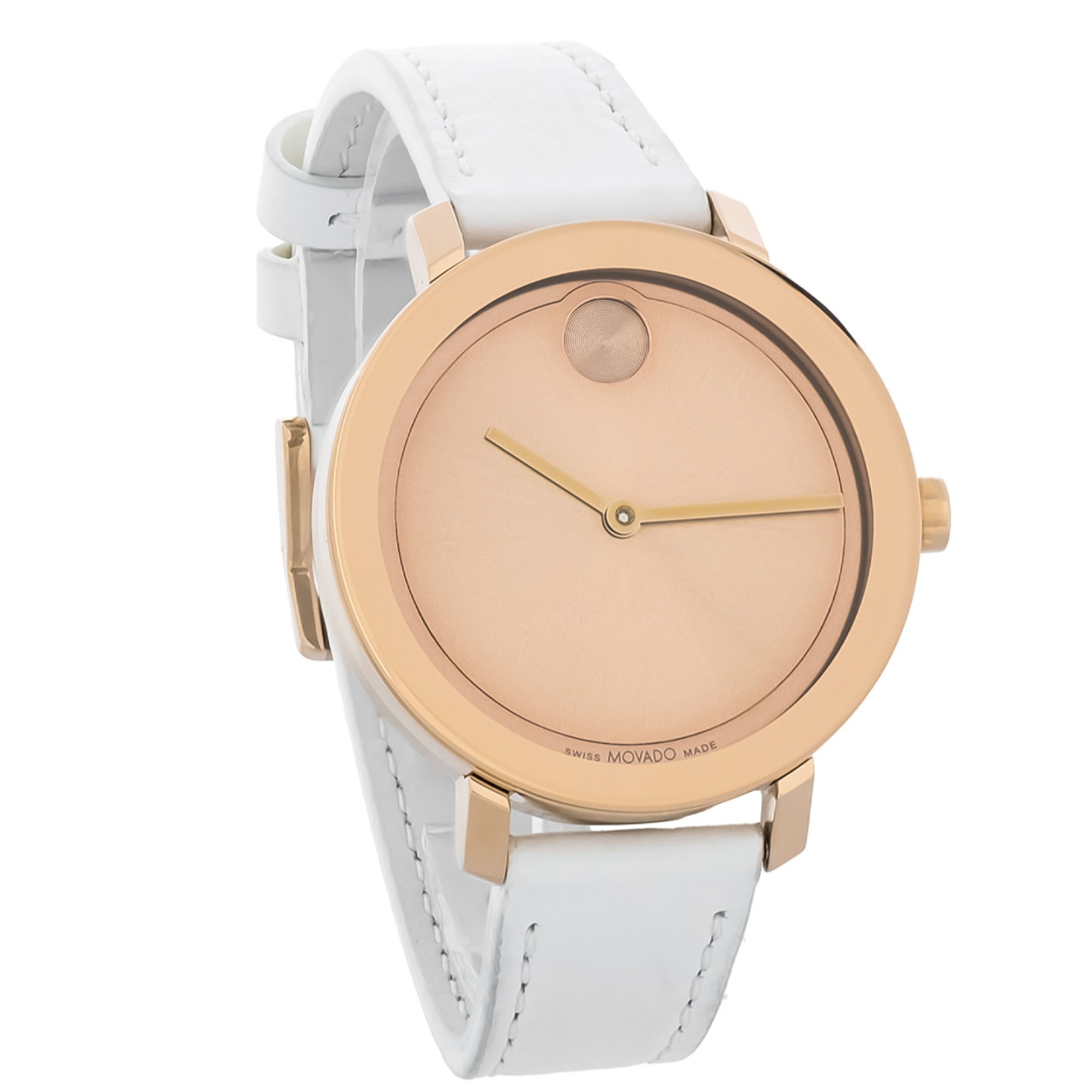 Movado Bold Evolution Quartz Rose Gold-Tone Dial Women's Watch 3600891