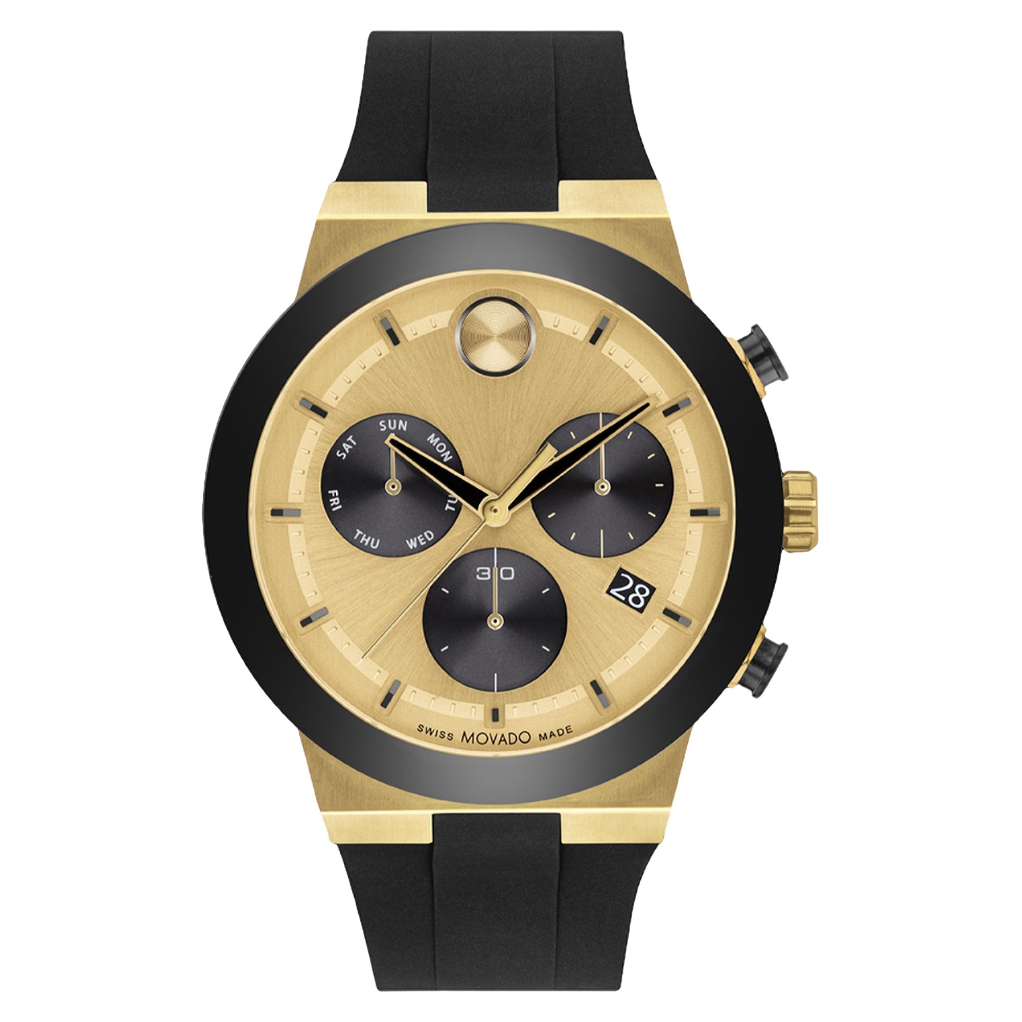 Movado  Quartz Bold Gold Dial Men's Watch 3600895