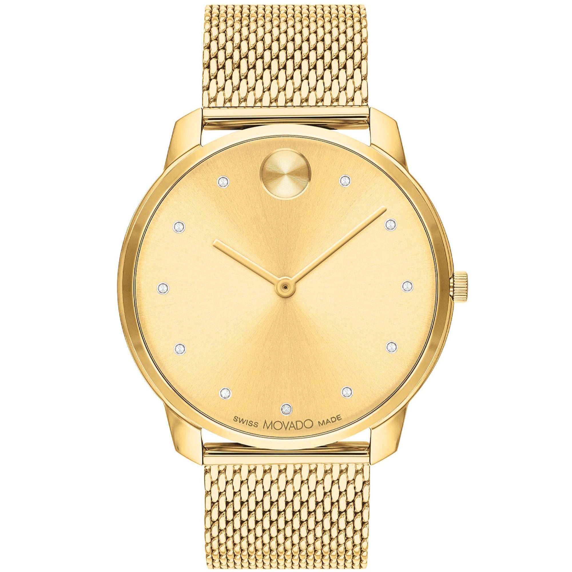 Movado  Quartz Bold Gold Dial Men's Watch 3600903