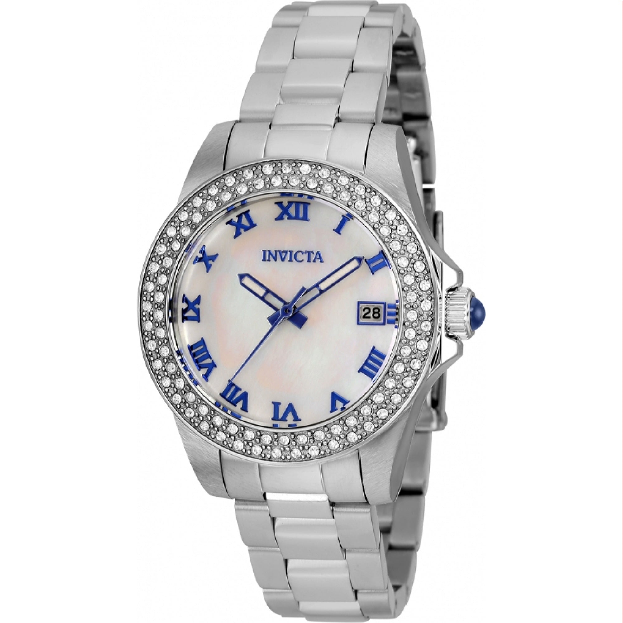 Invicta Angel Quartz Mother of Pearl Dial Women's Watch 36069