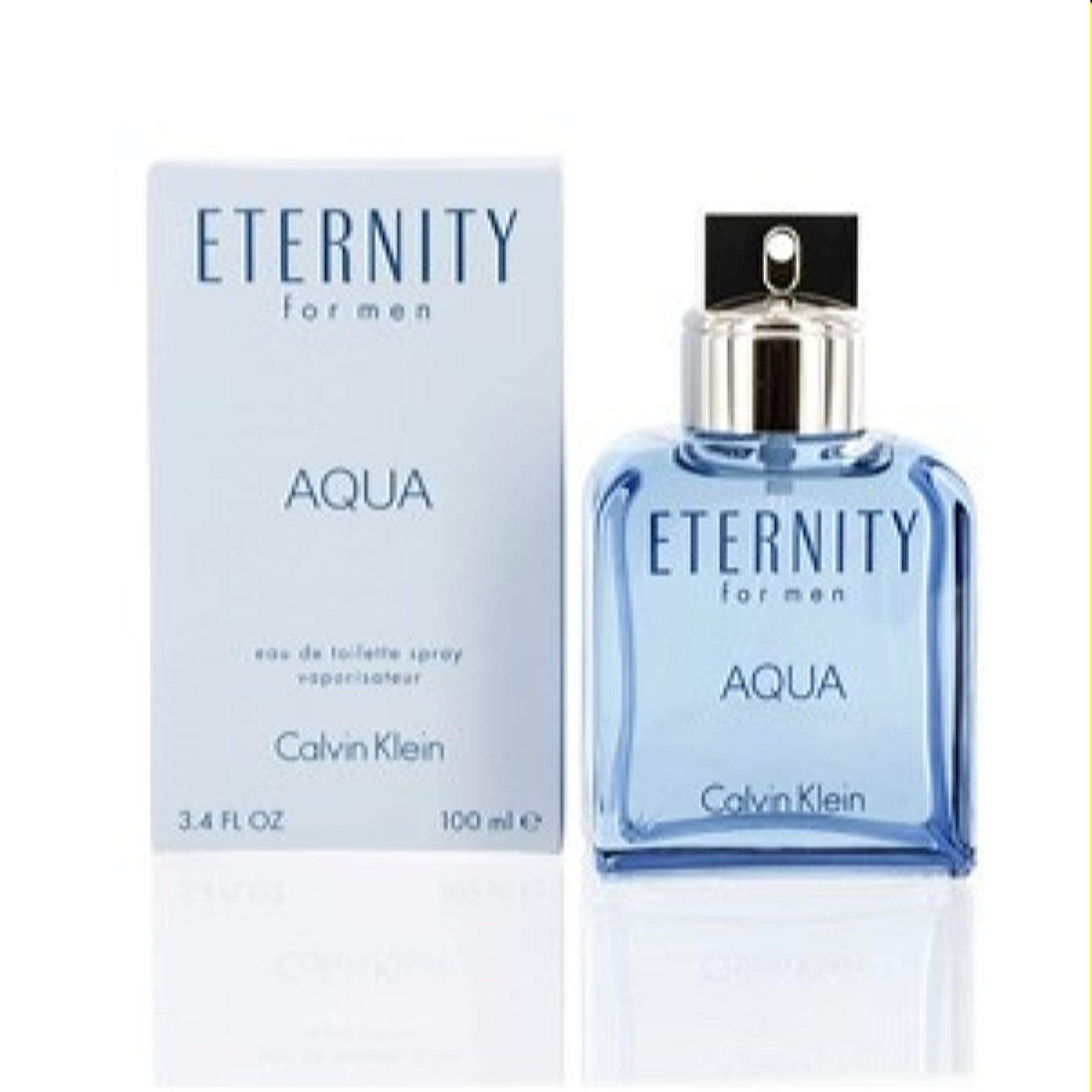 Calvin Klein Men's Eternity Aqua Calvin Klein Edt Spray 3.4 Oz  3607342107977