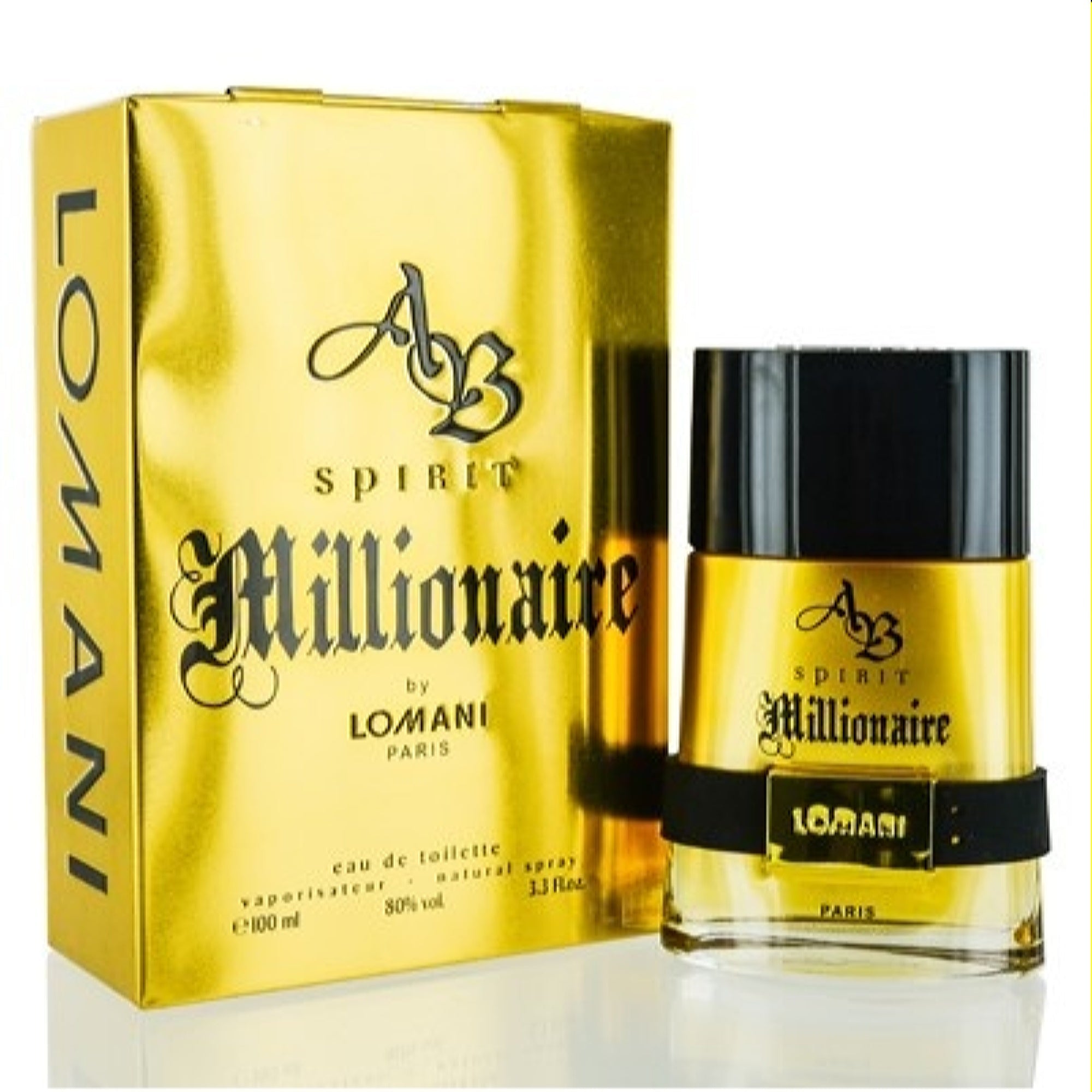 Lomani Men's Ab Spirit Millionaire Lomani Edt Spray 3.3 Oz  3610400000677