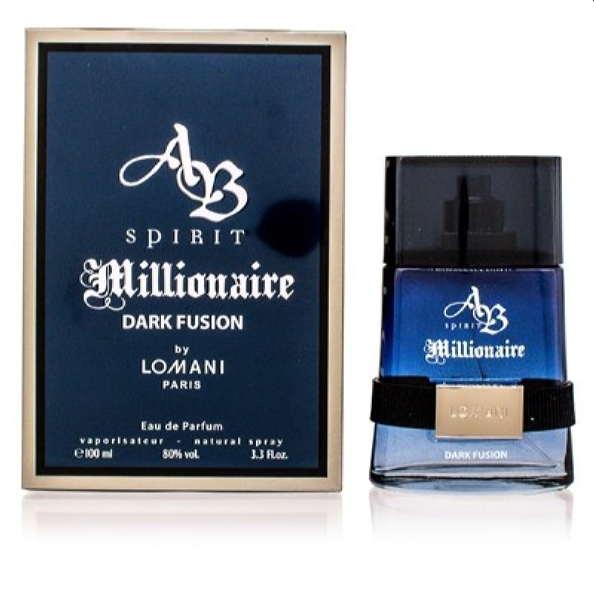 Lomani Men's Ab Millionaire Dark Fusion Lomani Edp Spray 3.3 Oz (100 Ml)  3610400036621