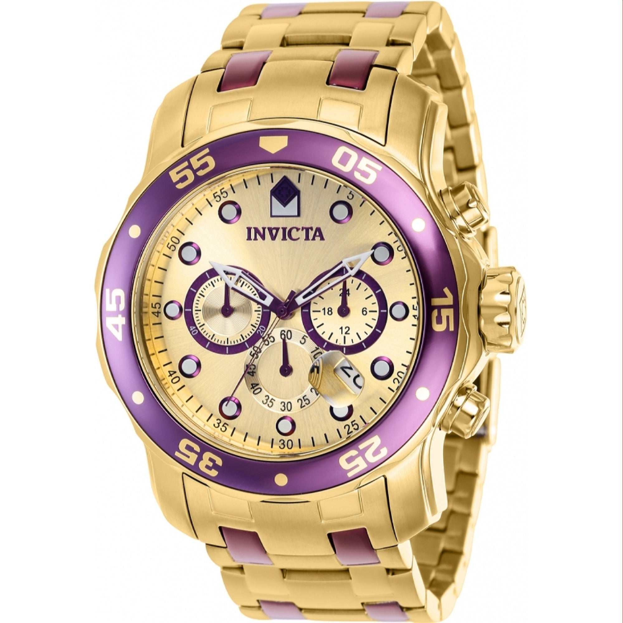 Invicta Pro Diver Quartz Gold-Tone Dial Men's Watch 37692
