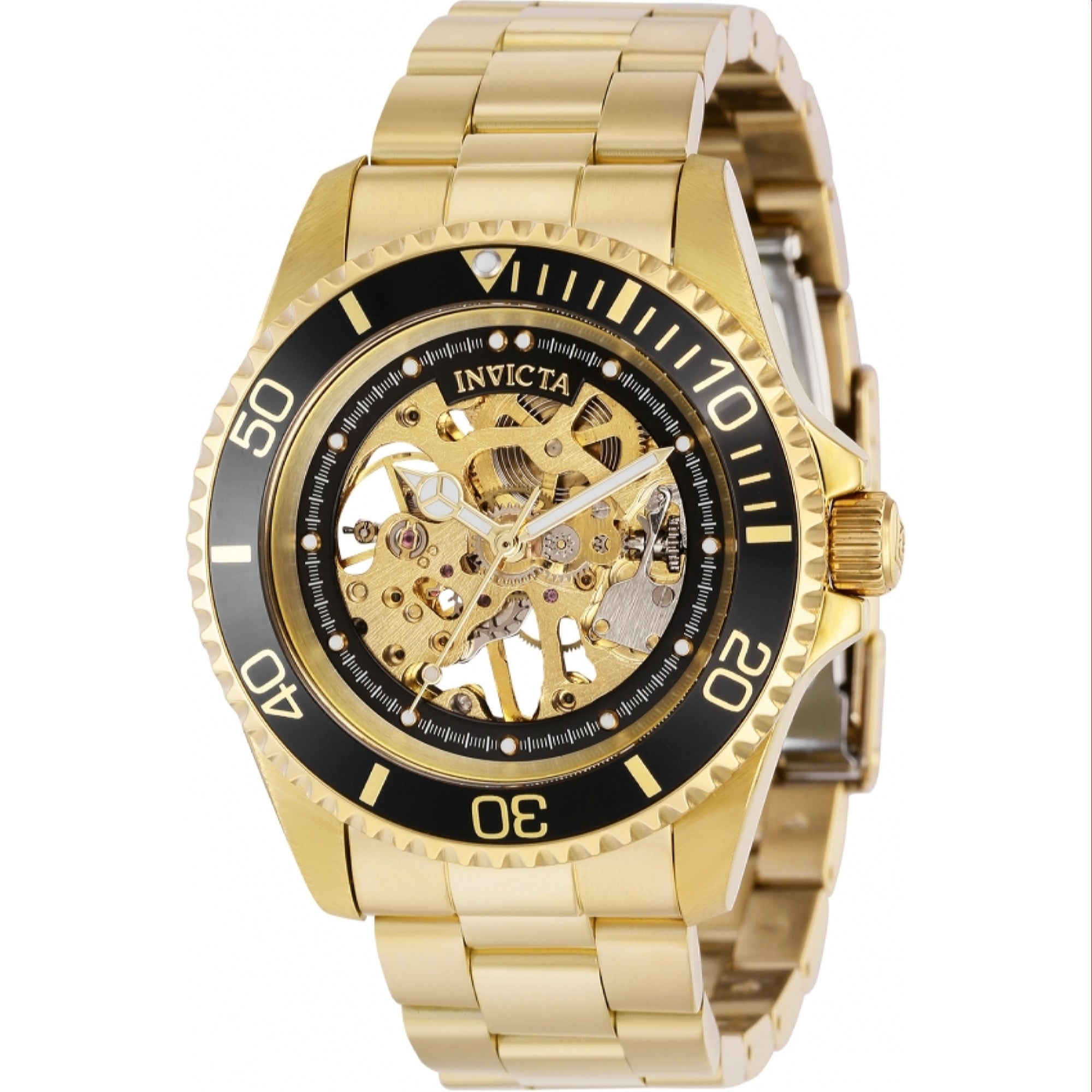 Invicta  Mechanical Pro Diver Mechanical Gold-Tone Dial Men's Watch 37880