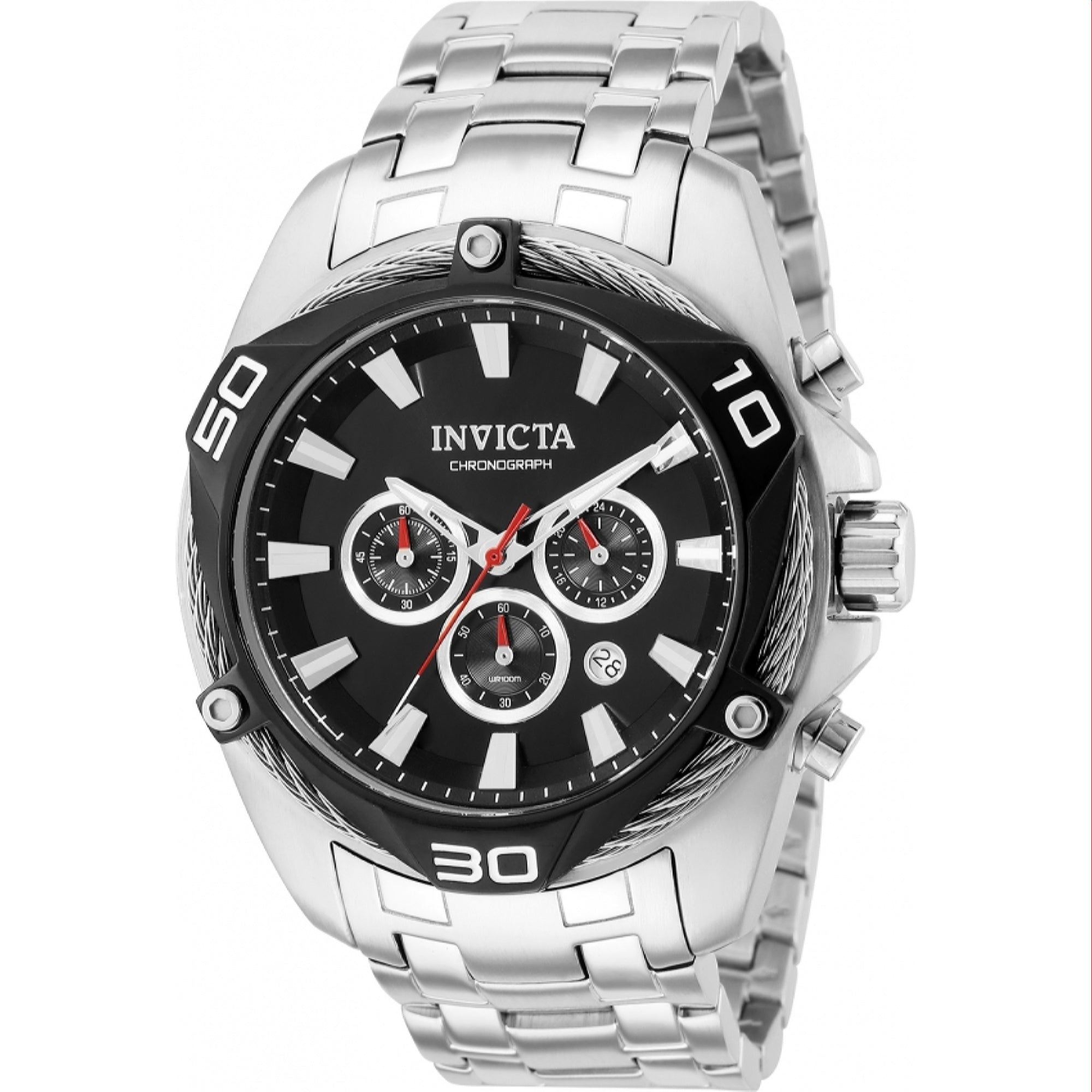 Invicta Bolt Quartz Black Dial Men's Watch 38569