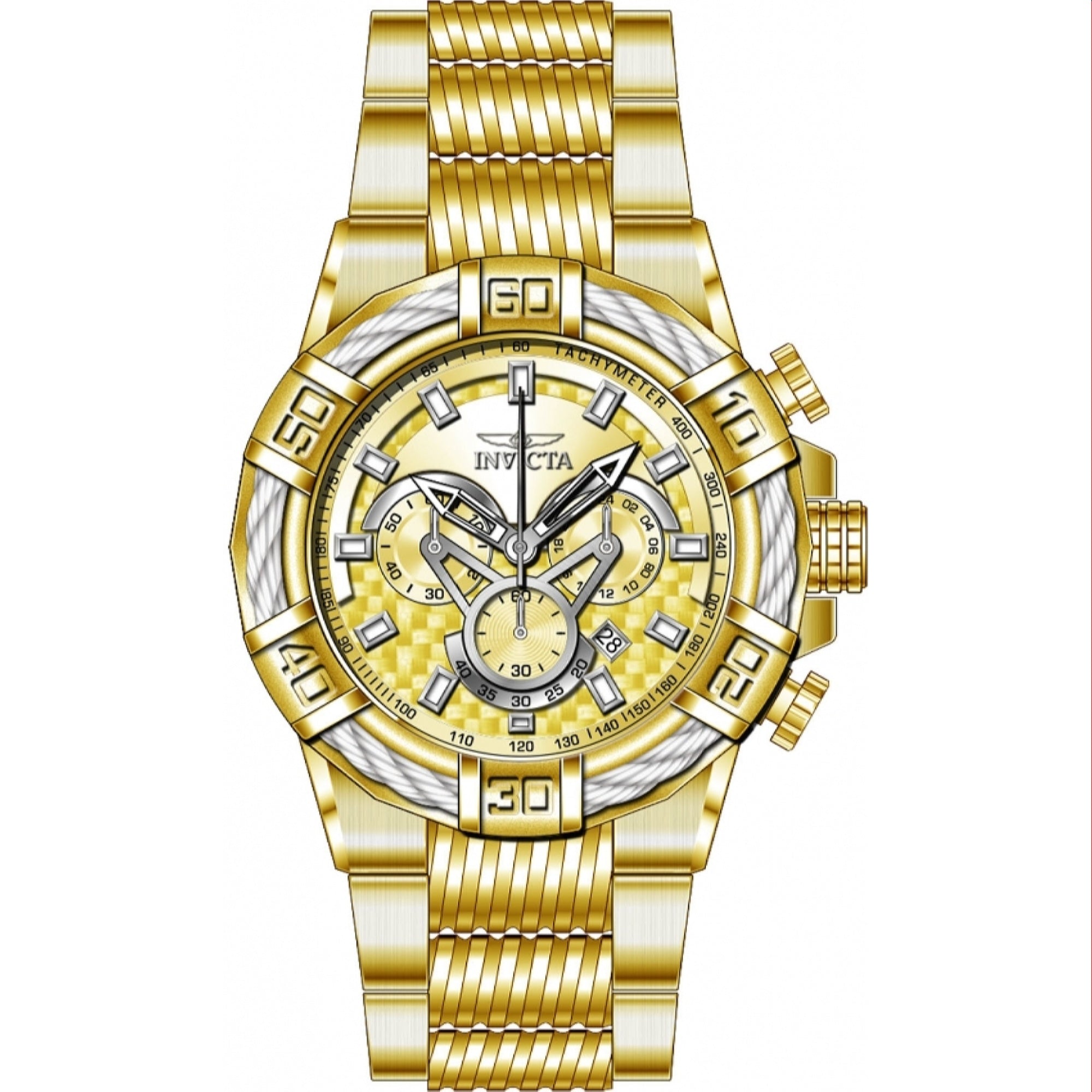 Invicta  Quartz Gold-Tone Dial Men's Watch 38955