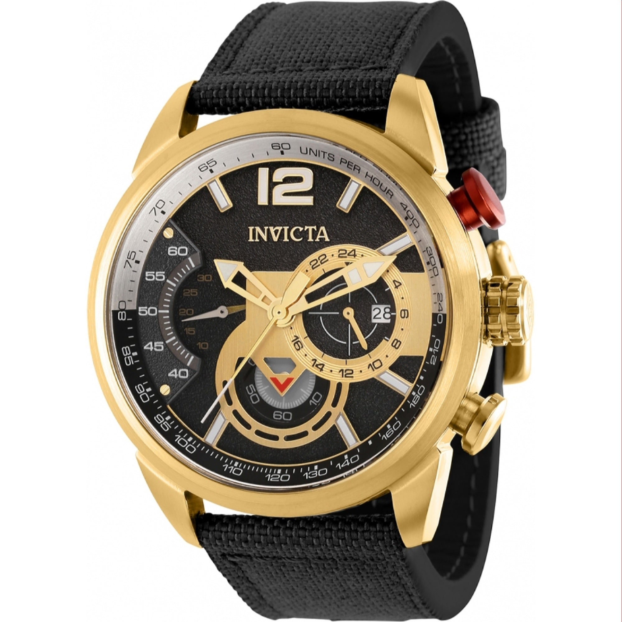 Invicta Aviator Quartz Black Dial Men's Watch 39656