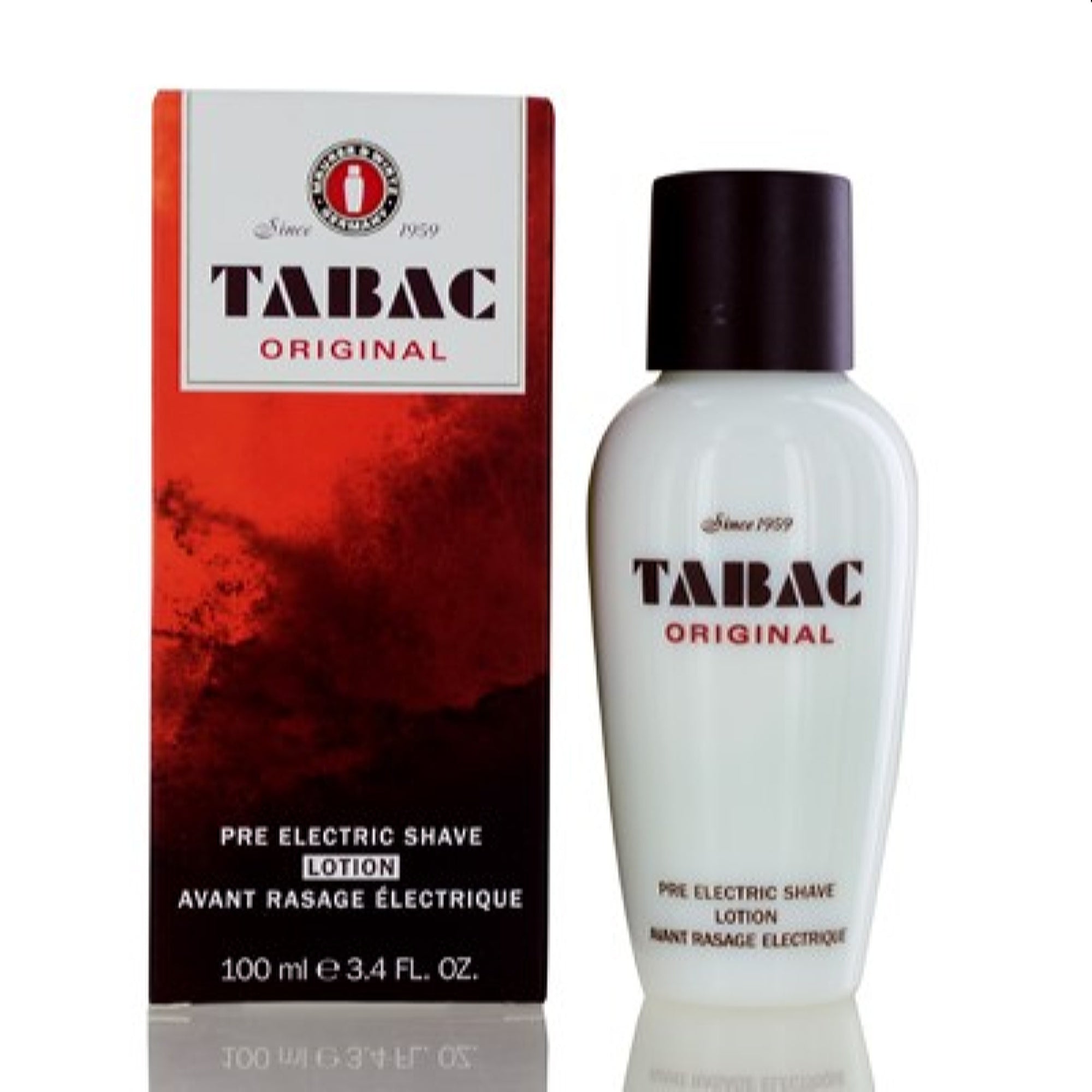 Wirtz Men's Tabac Original Wirtz Pre Electric Shave Lotion 3.4 Oz (100 Ml)  4011700429202