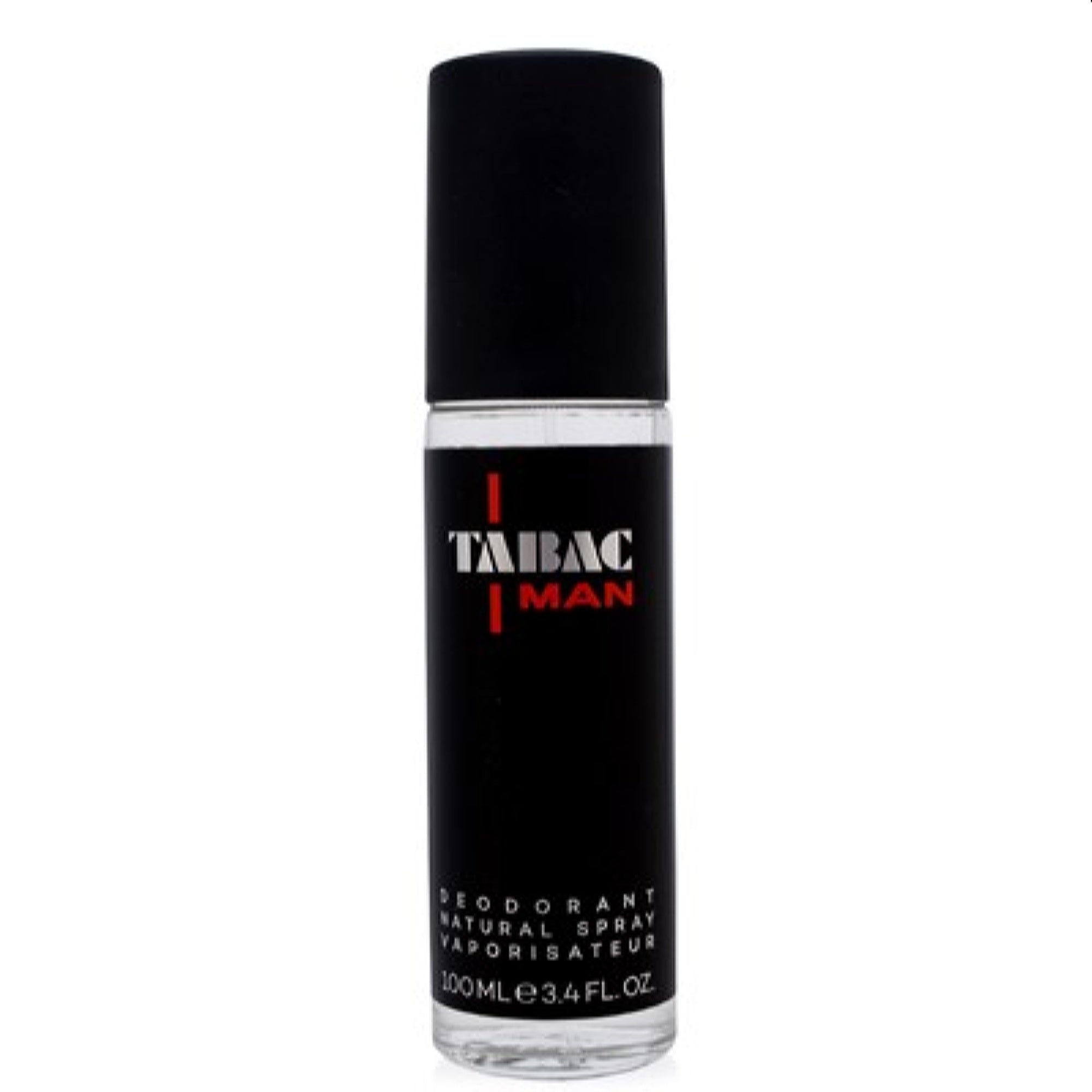 Wirtz Men's Tabac Man Wirtz Deodorant Spray Glass 3.4 Oz (100 Ml)  4011700449118