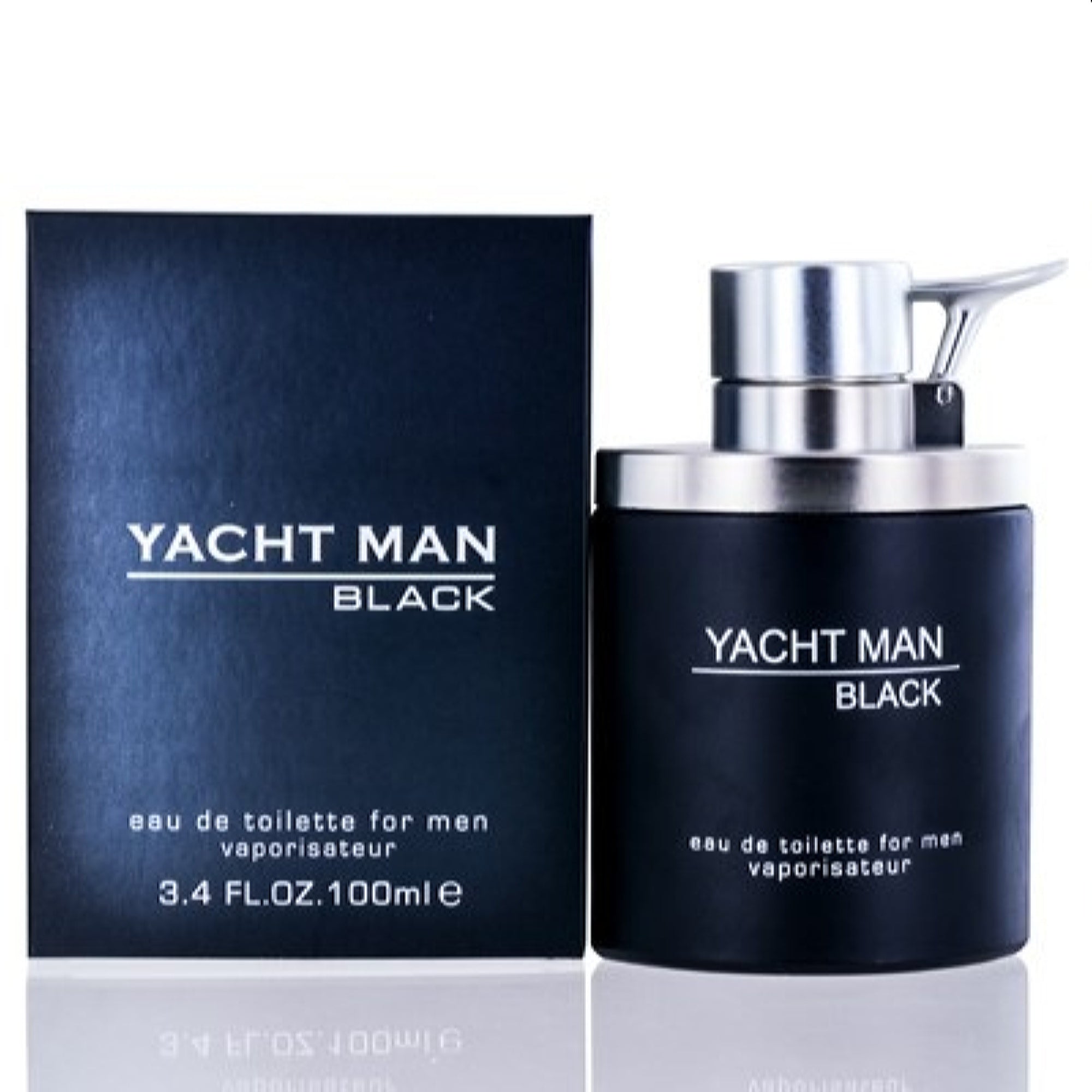 Myrurgia Men's Yacht Man Black Myrurgia Edt Spray 3.4 Oz (100 Ml)  568546254191