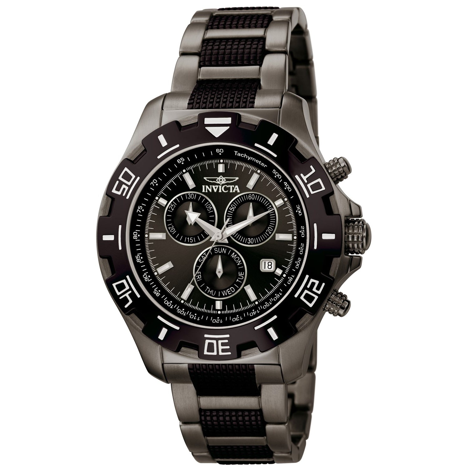 Invicta Specialty Quartz Chronograph Black Dial Men's Watch 6412