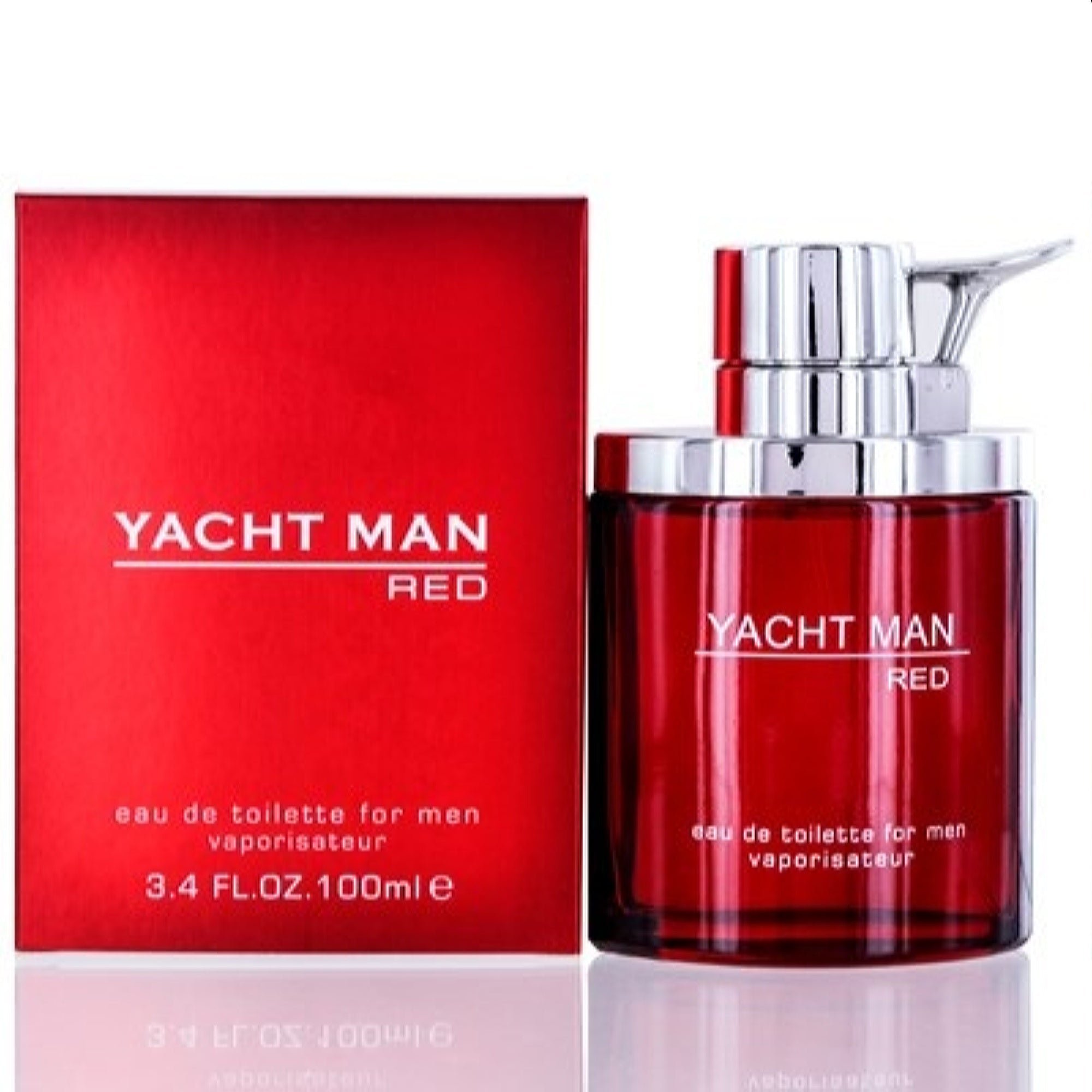 Myrurgia Men's Yacht Man Red Myrurgia Edt Spray 3.4 Oz (100 Ml)  688756249548