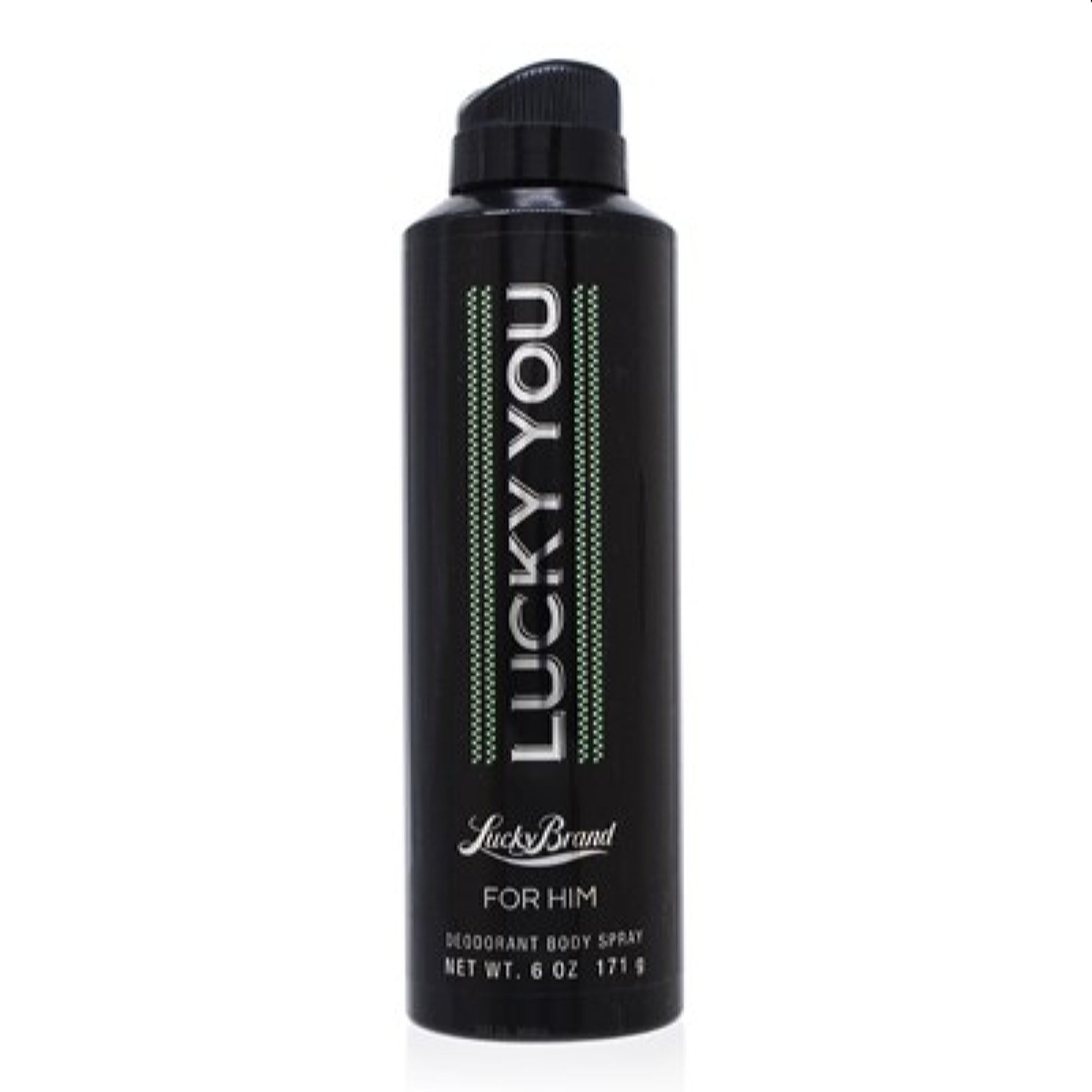 Lucky Brand Men's Lucky You Lucky Brand Deodorant Body Spray 6.0 Oz (170 Ml)  719346180528