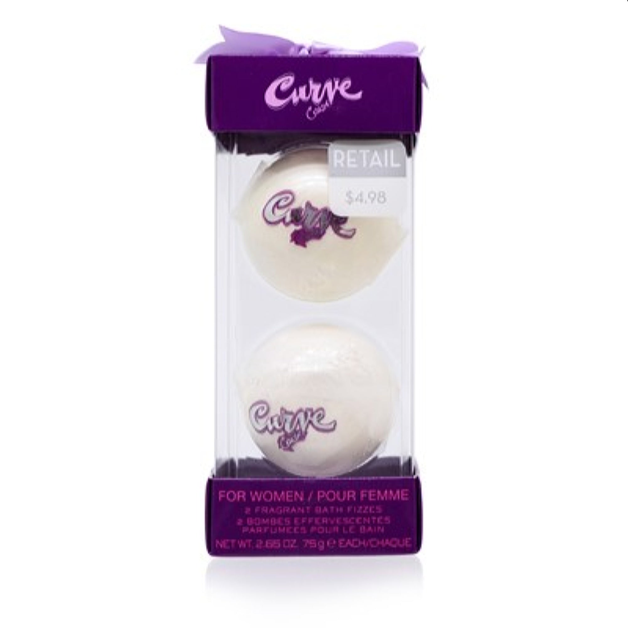 Liz Claiborne Women's Curve Crush Liz Claiborne 2 Fragrant Bath Fizzes Set   719346222648