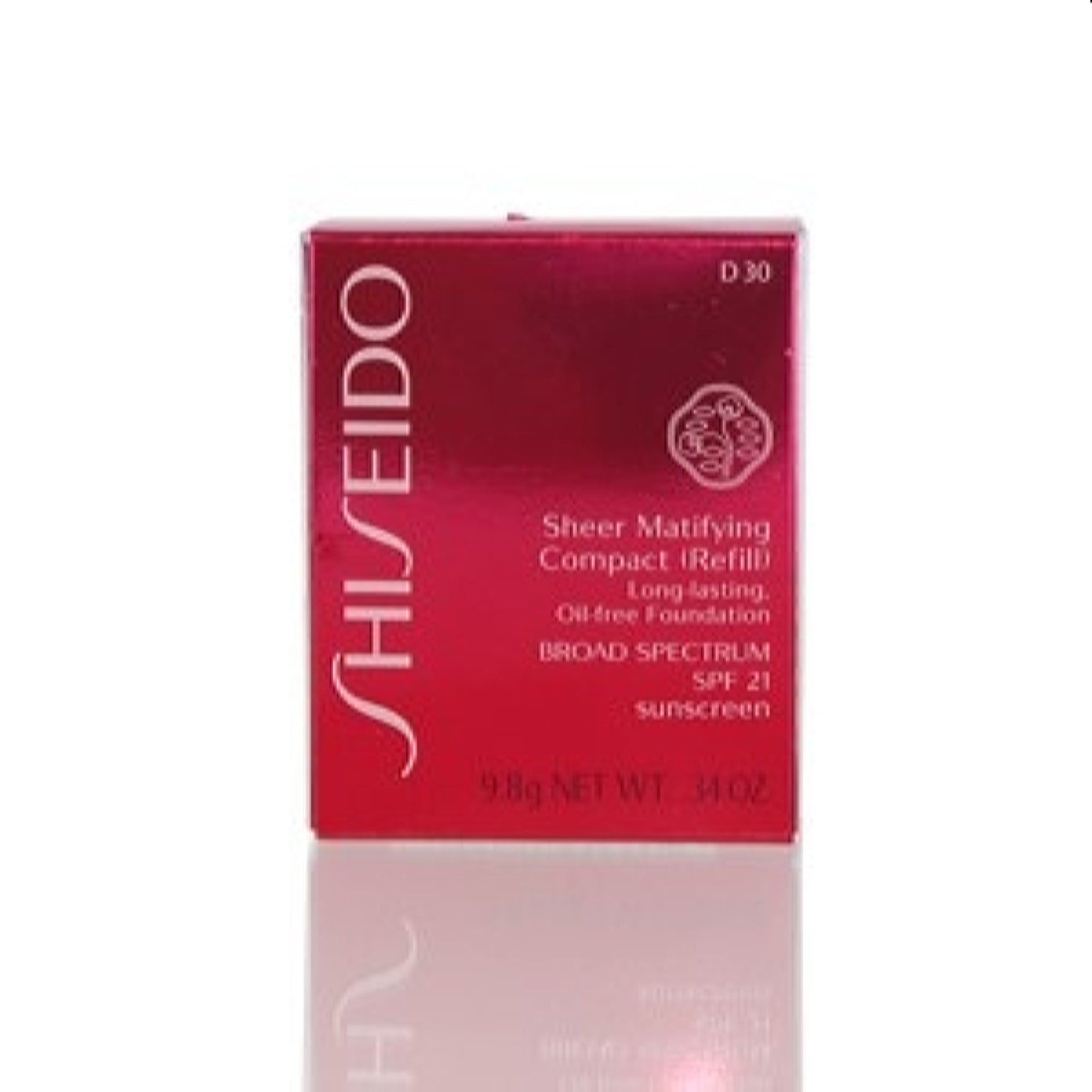 Shiseido  Shiseido Sheer Matifying Foundation Refill (D30 Very Rich Brown) .34 Oz(9.8 Ml) 729238108820