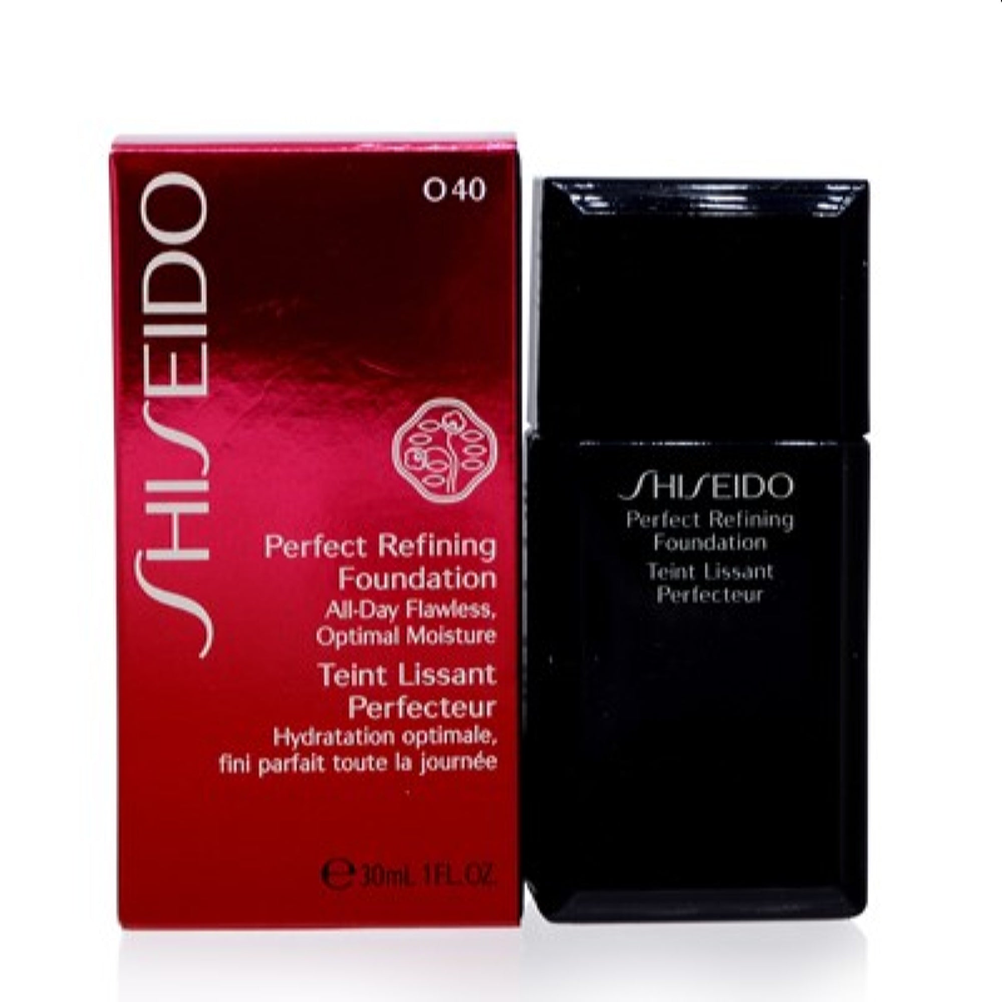 Shiseido  Shiseido Perfect Refining  Foundation (O40) Natural Fair Ochre 1.0 Oz (30 Ml)  730852107540