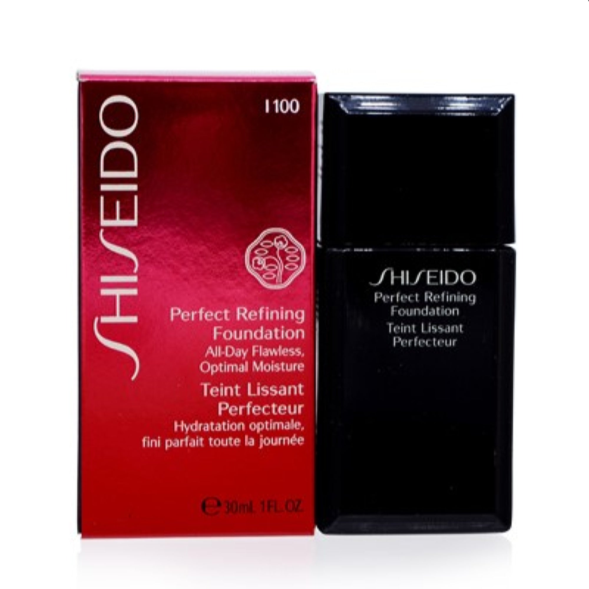 Shiseido  Shiseido Perfect Refining  Foundation (I100) Very Deep Ivory 1.0 Oz (30 Ml)  730852107847