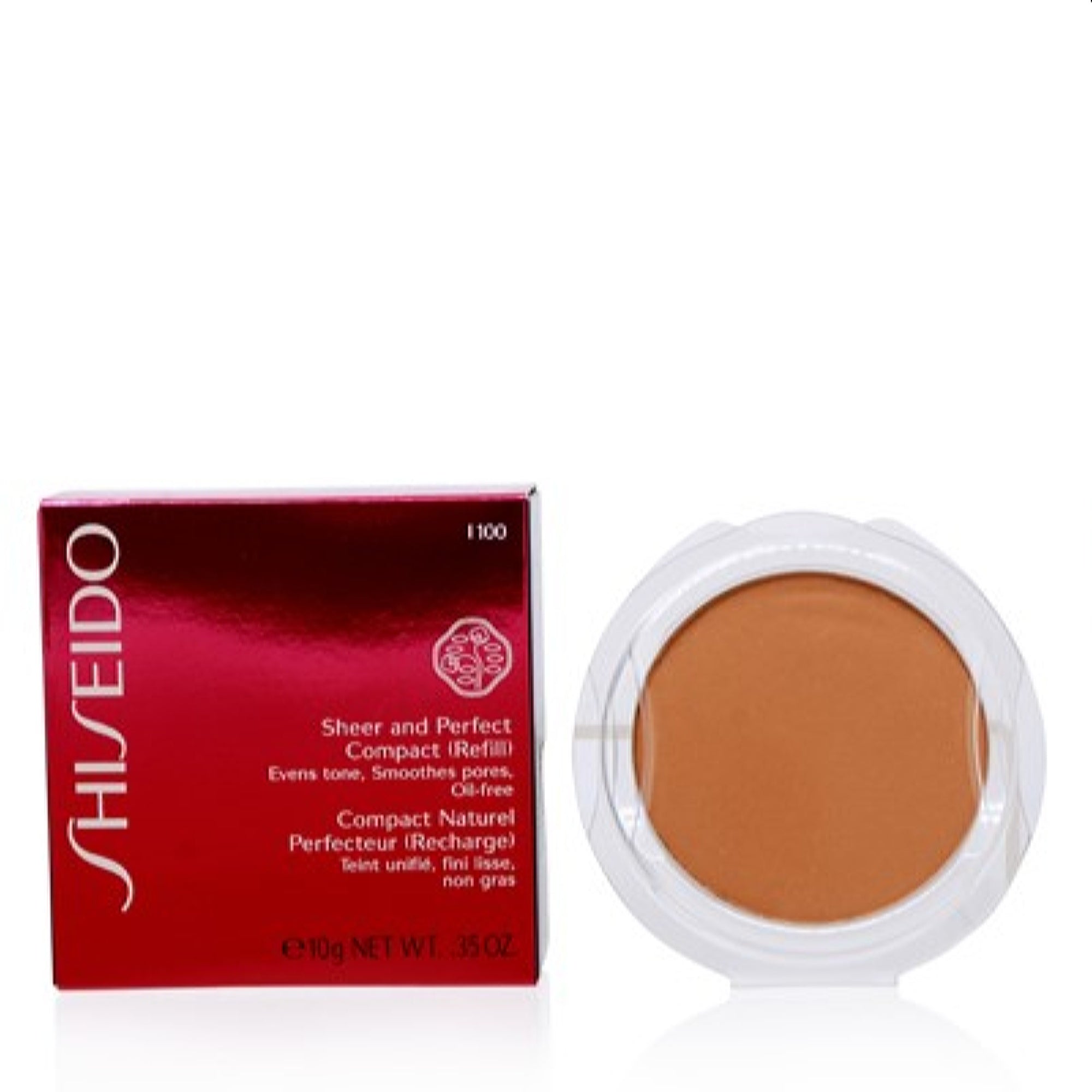 Shiseido  Shiseido Sheer And Perfect Compact Foundation Refill Very Deep Ivory (I100)  730852113114