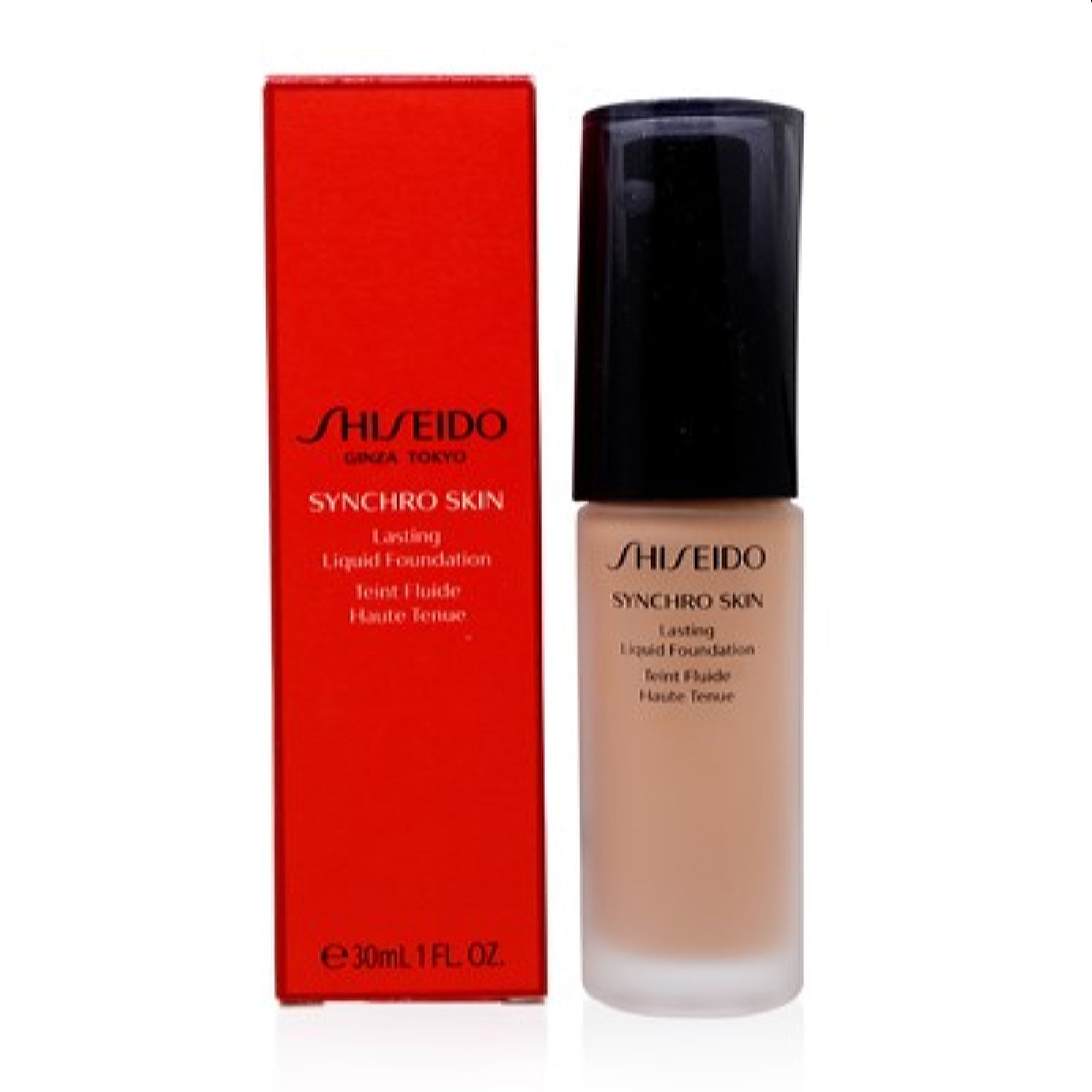 Shiseido  Shiseido Synchro Skin Lasting Liquid Foundation (4) Rose1.0 Oz  730852131279