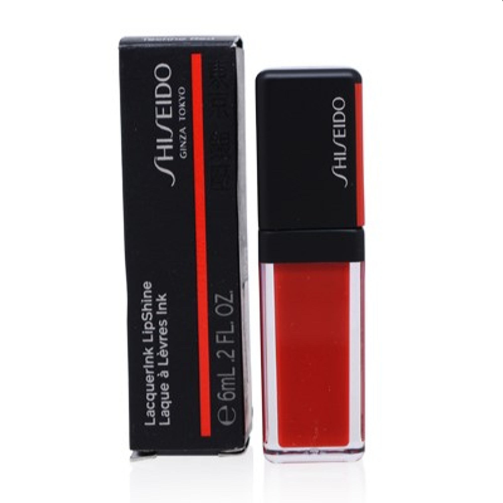 Shiseido  Shiseido Lacqer Ink Lip Shine (304 Techno Red) 0.2 Oz (6 Ml)  730852148277