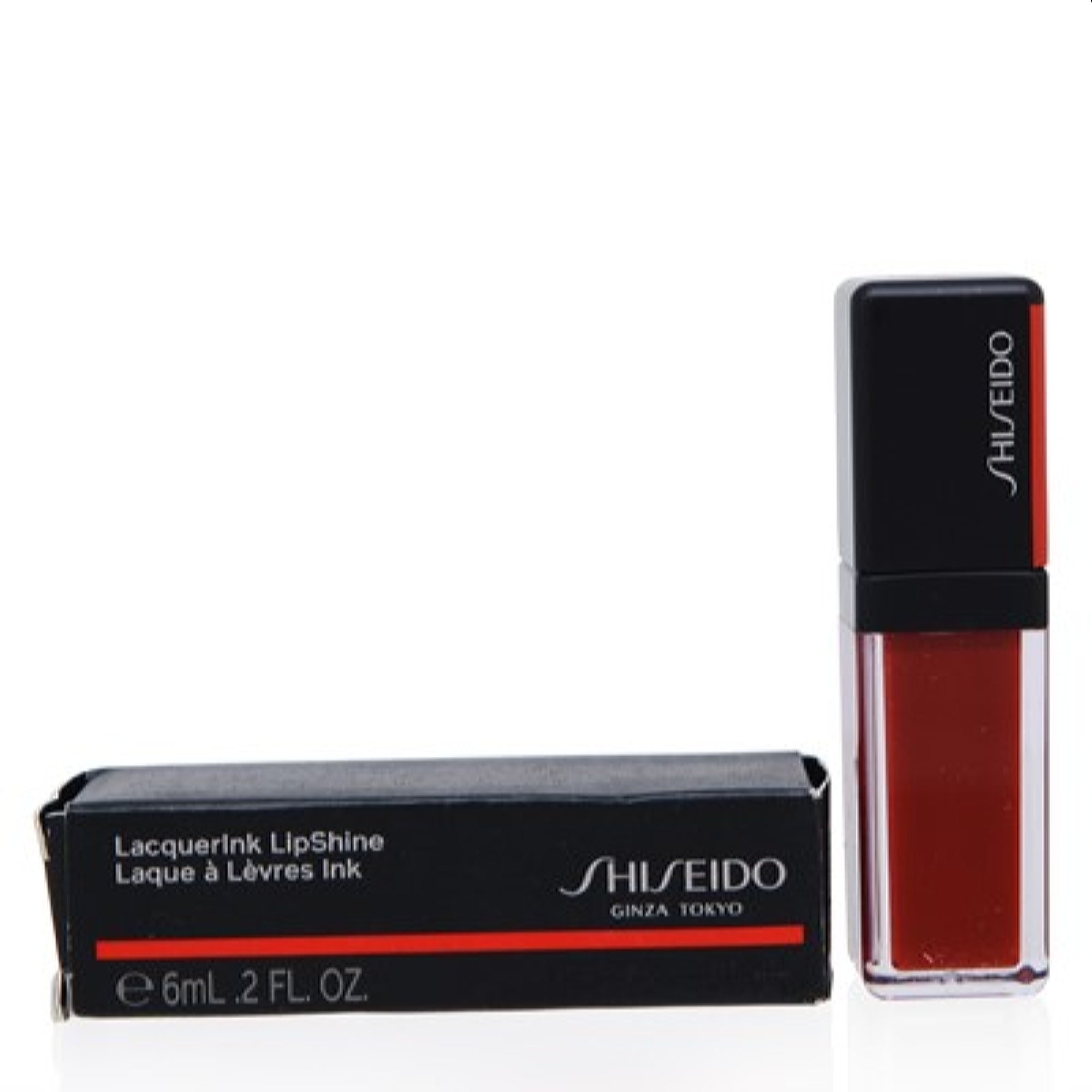 Shiseido  Shiseido Lacqer Ink Lip Shine (307 Scarlet Glare) 0.2 Oz (6 Ml)  730852148307